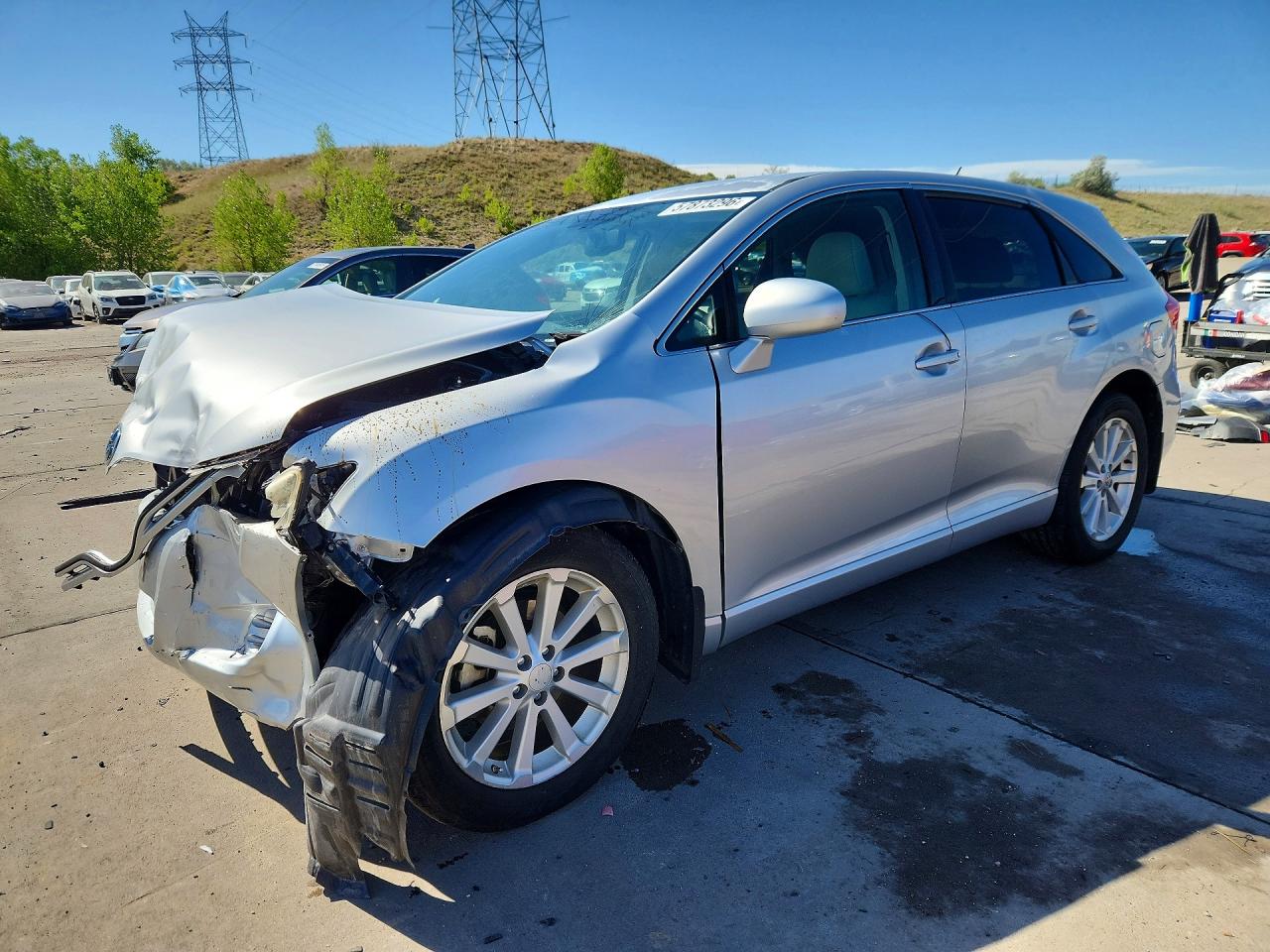 2009 Toyota Venza Fwd 4cyl Silver vin: 4T3ZE11A59U010733