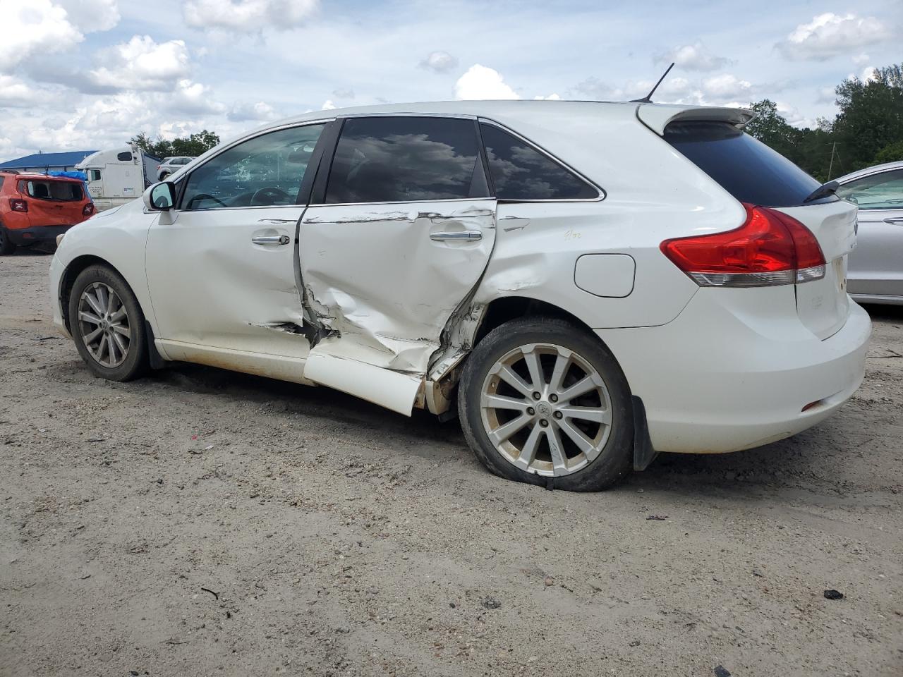 2009 Toyota Venza White vin: 4T3ZE11A69U014628