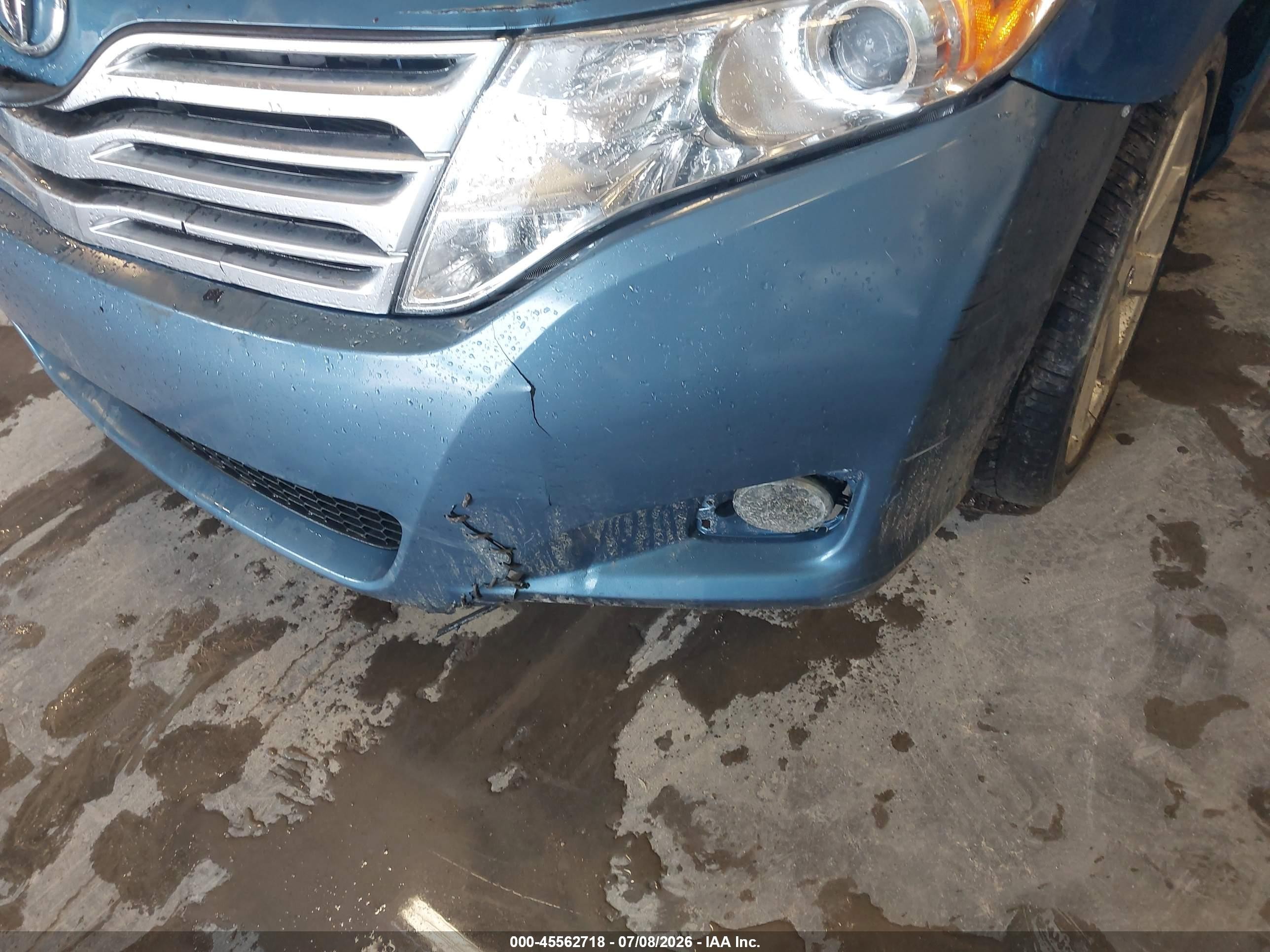 2009 Toyota Venza   Синий vin: 4T3ZE11A69U017951