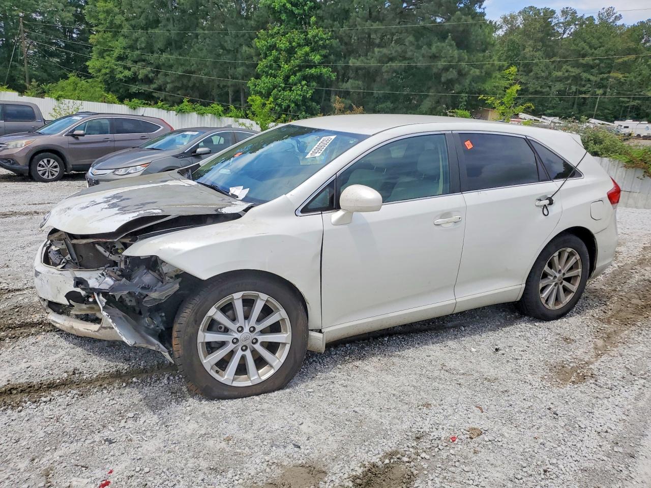 2009 Toyota Venza Fwd 4cyl White vin: 4T3ZE11A79U012497