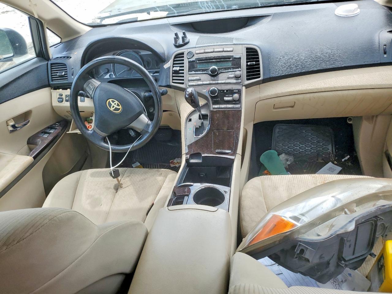 2009 Toyota Venza Fwd 4cyl White vin: 4T3ZE11A79U012497