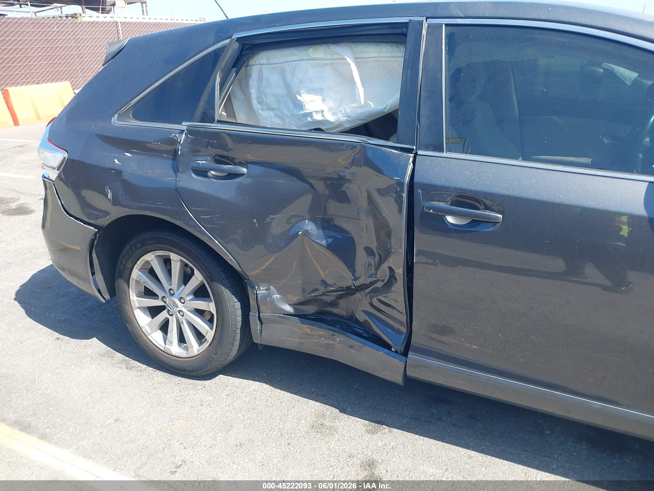 2009 Toyota Venza   Gray vin: 4T3ZE11A89U002349