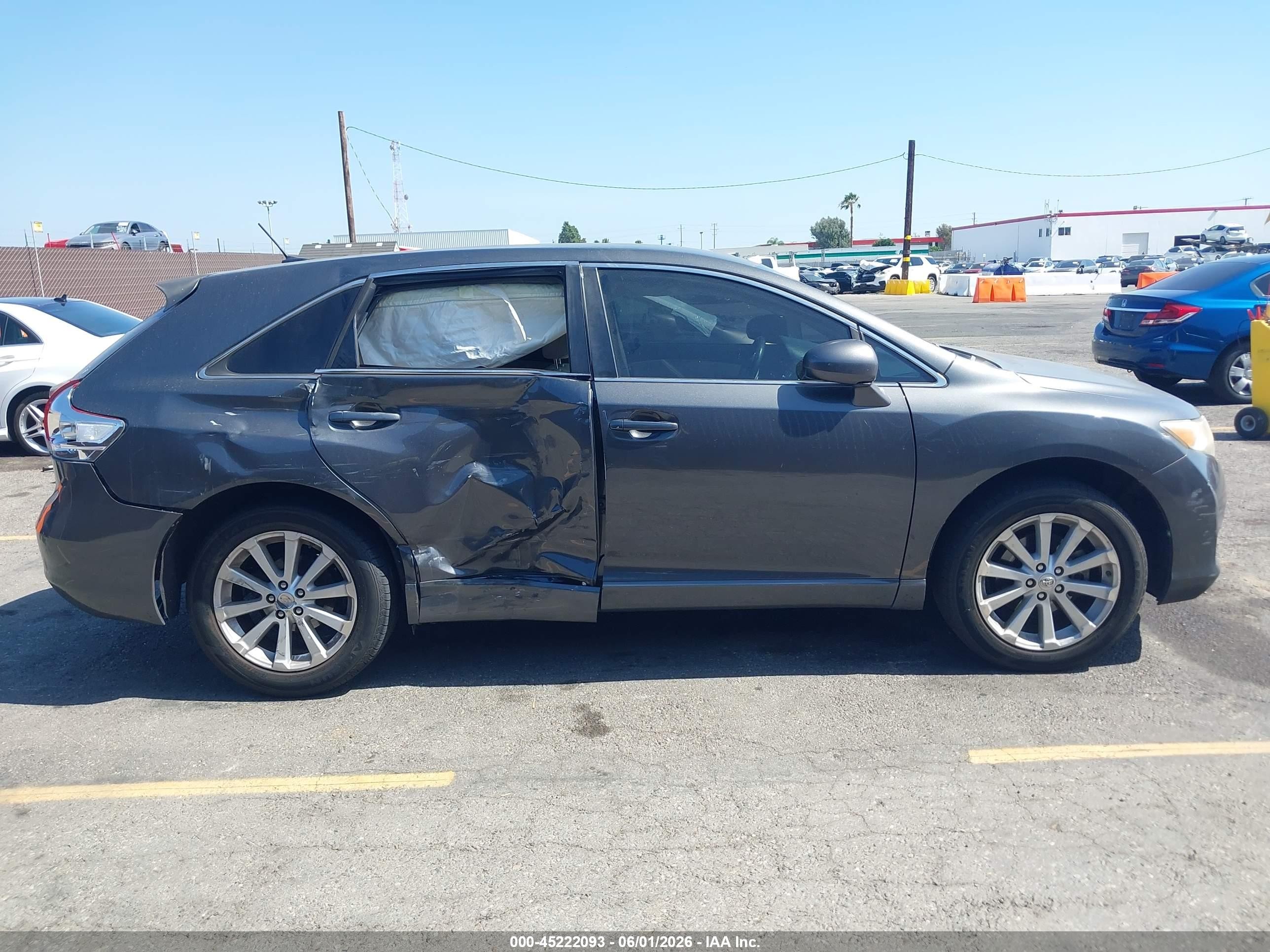 2009 Toyota Venza   Gray vin: 4T3ZE11A89U002349