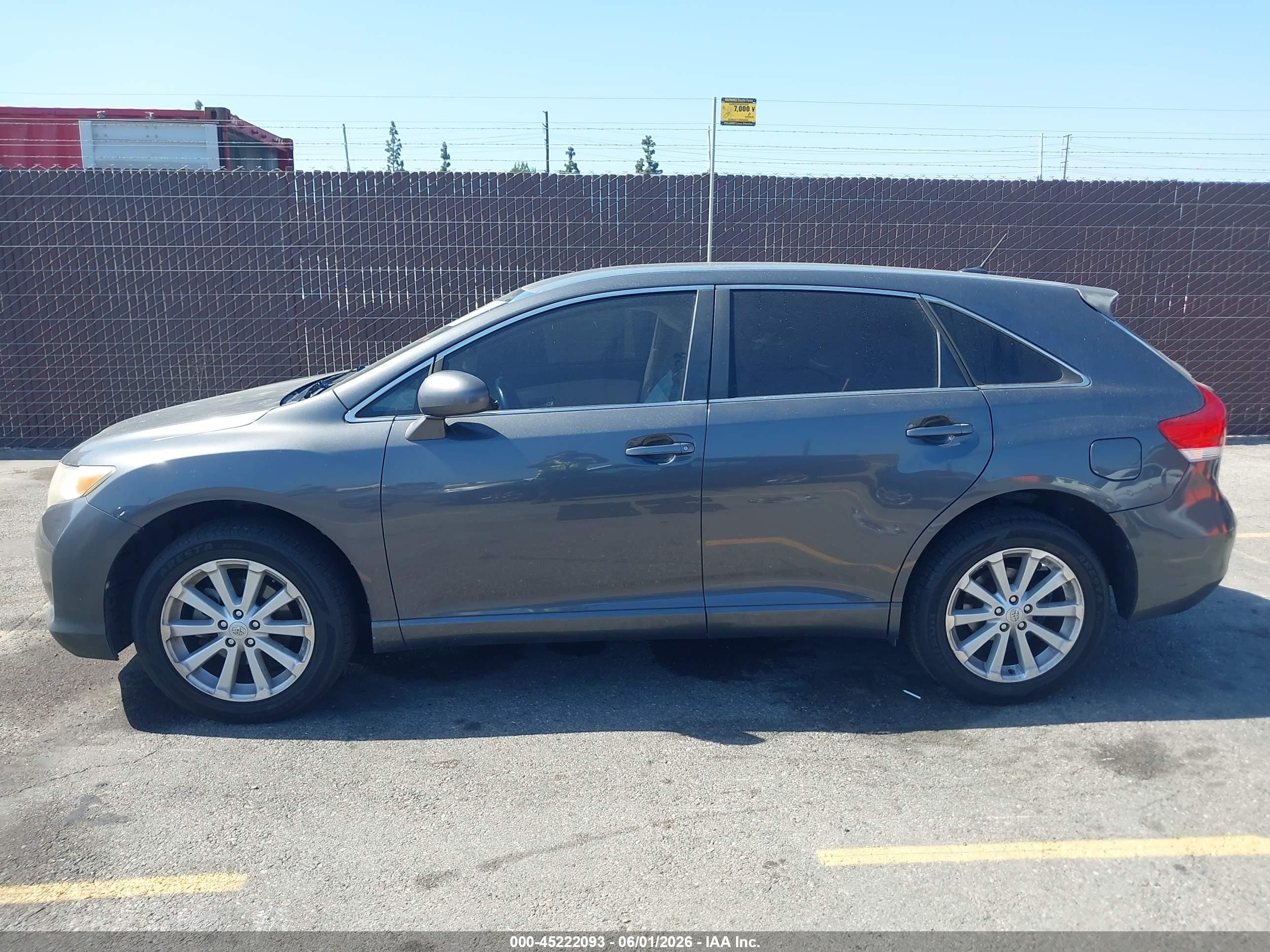 2009 Toyota Venza   Gray vin: 4T3ZE11A89U002349