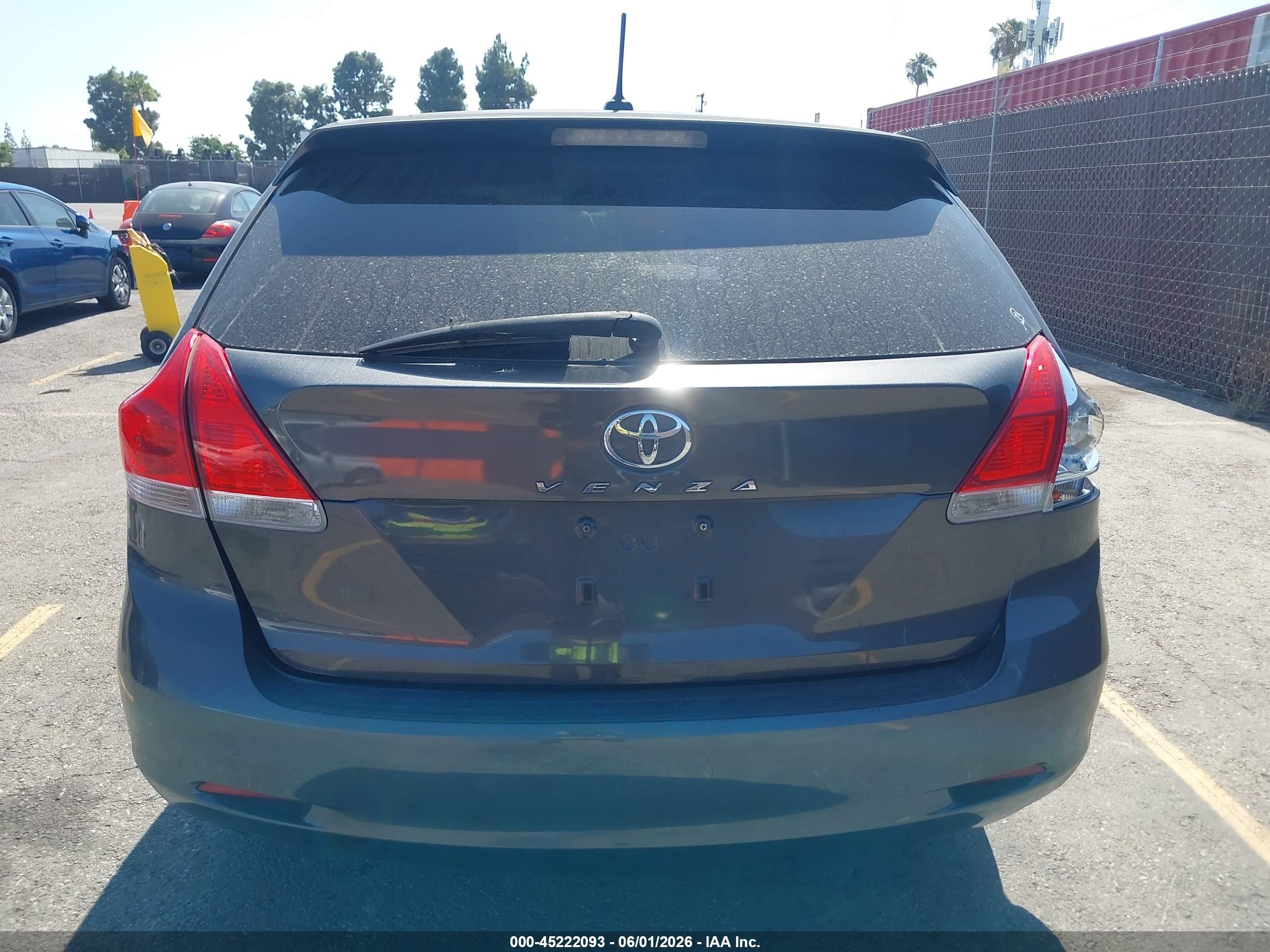2009 Toyota Venza   Gray vin: 4T3ZE11A89U002349