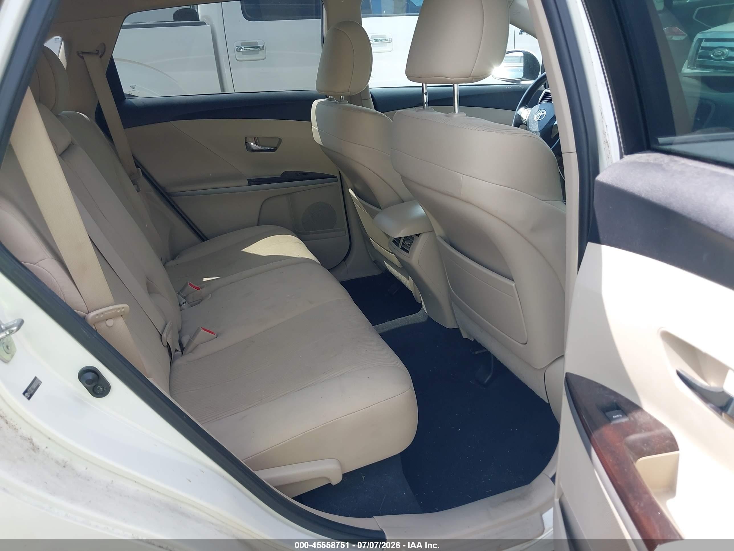 2009 Toyota Venza   Белый vin: 4T3ZE11A89U006269