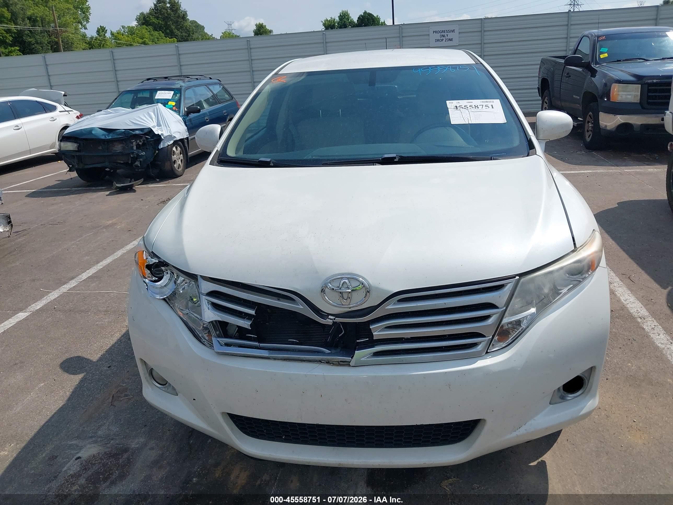 2009 Toyota Venza   Белый vin: 4T3ZE11A89U006269