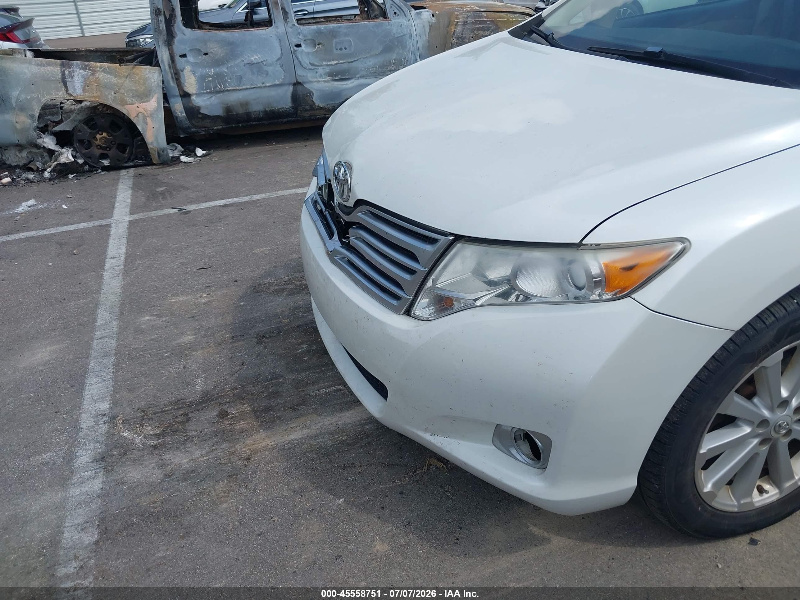 2009 Toyota Venza   Белый vin: 4T3ZE11A89U006269