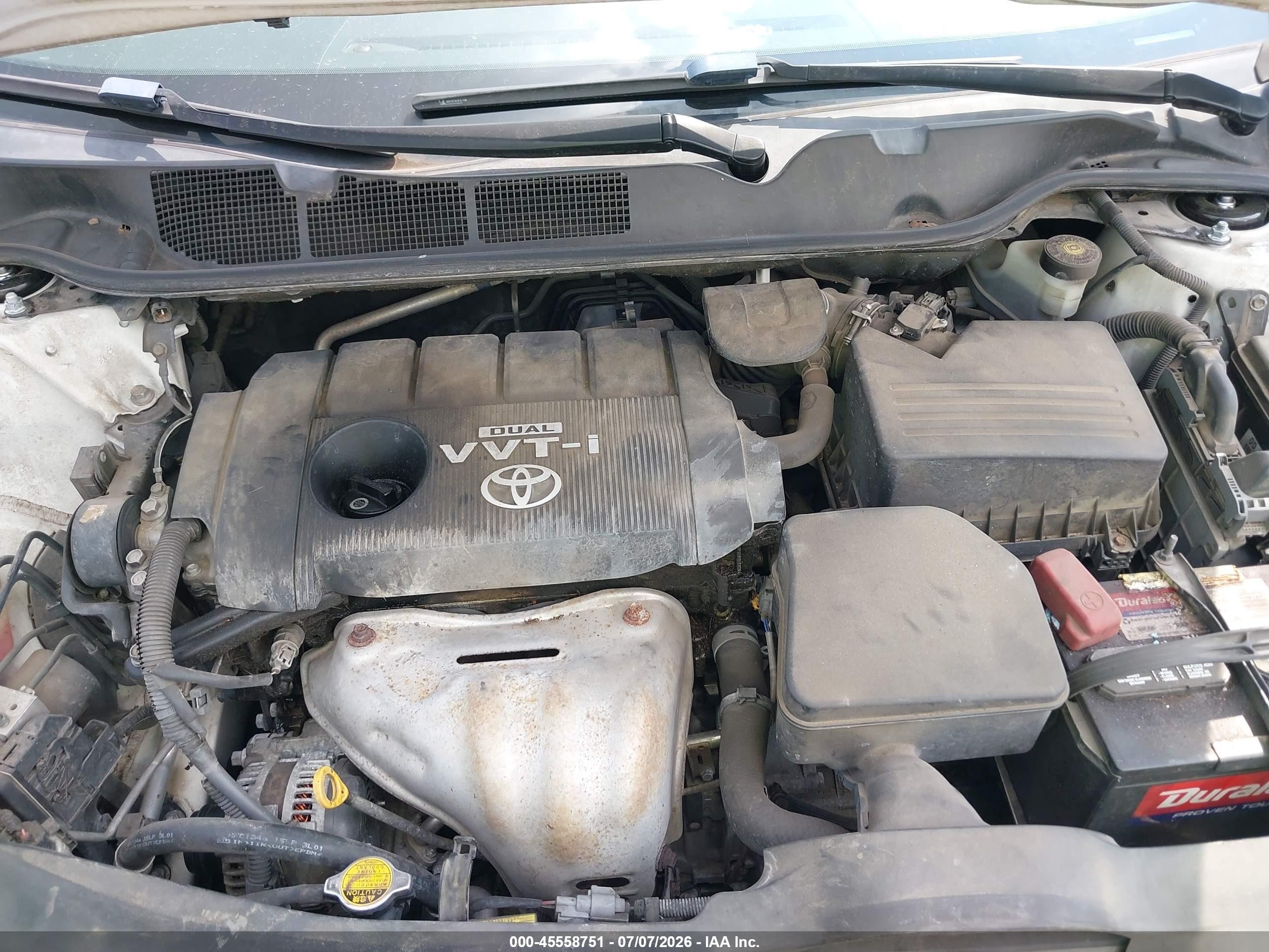 2009 Toyota Venza   Белый vin: 4T3ZE11A89U006269
