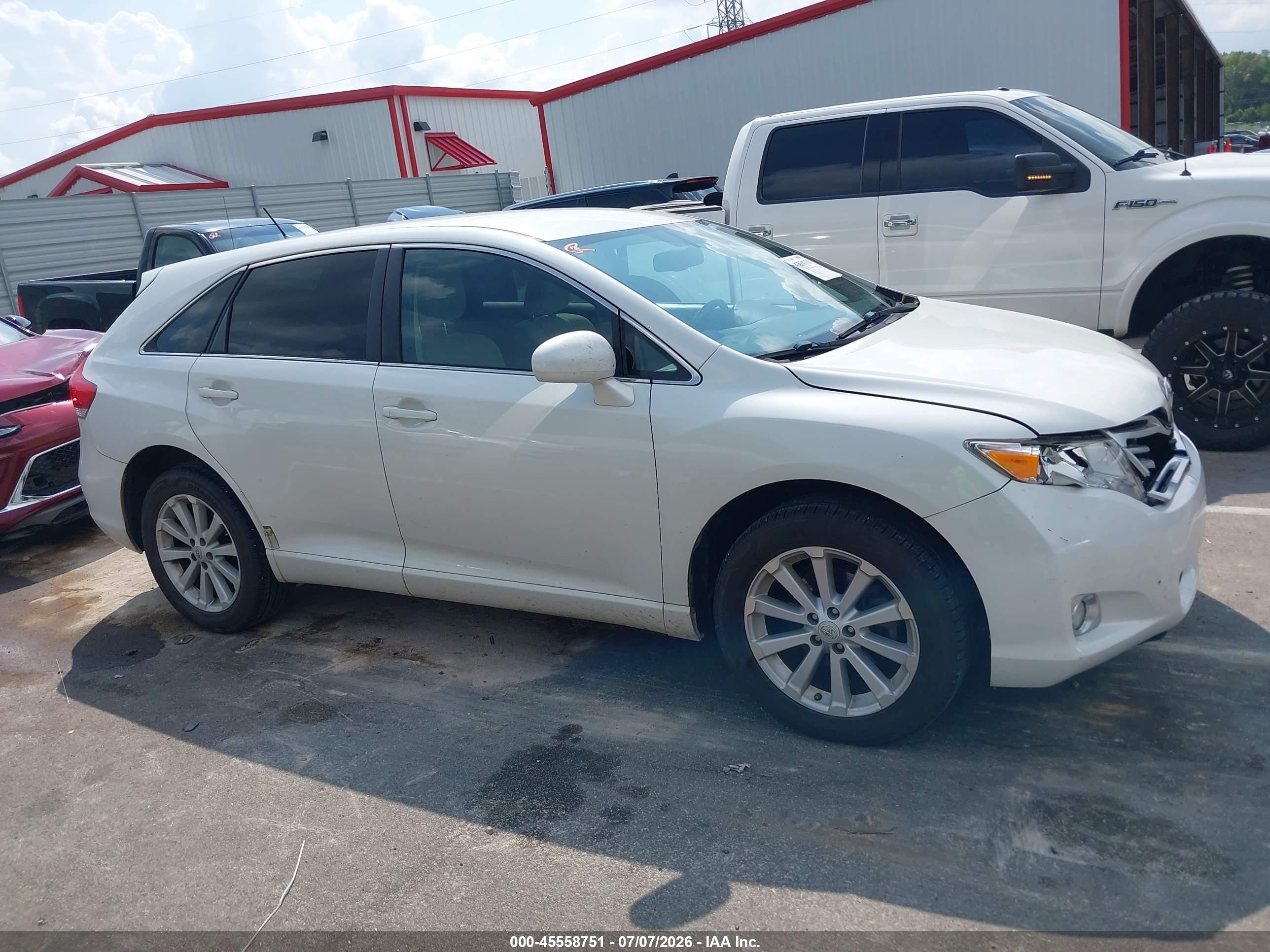 2009 Toyota Venza   Белый vin: 4T3ZE11A89U006269