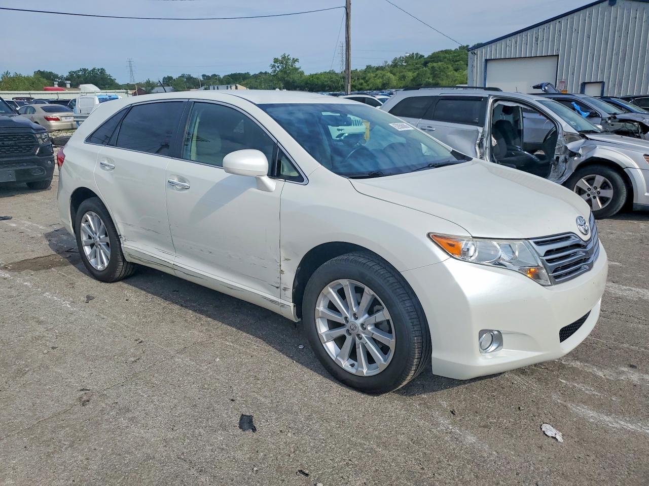 2009 Toyota Venza Fwd 4cyl White vin: 4T3ZE11A89U008376