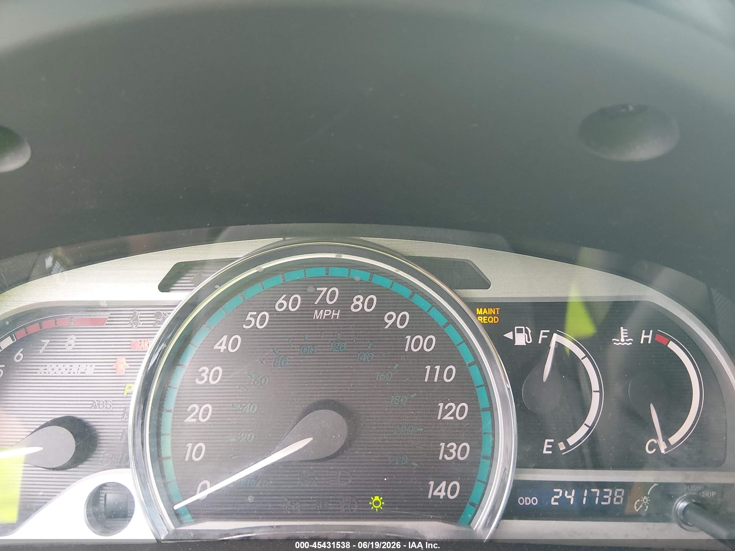 2009 Toyota Venza   White vin: 4T3ZE11A89U019121