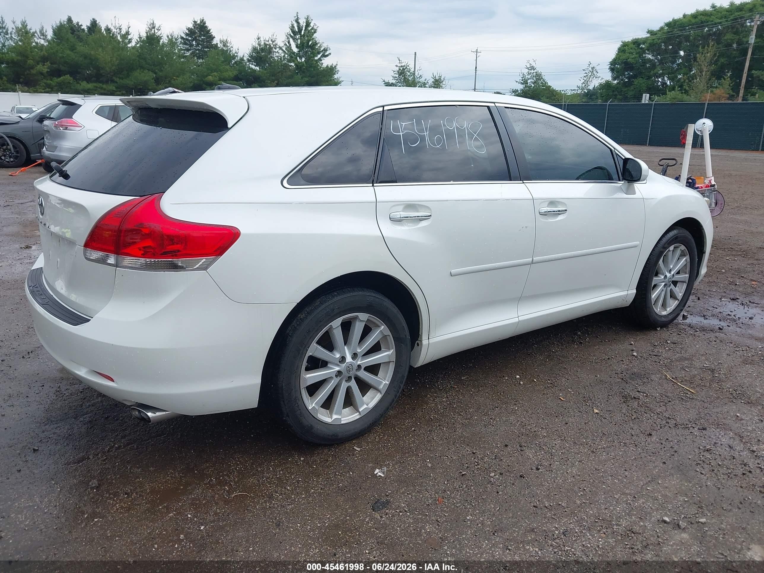 2009 Toyota Venza   Белый vin: 4T3ZE11A99U003087