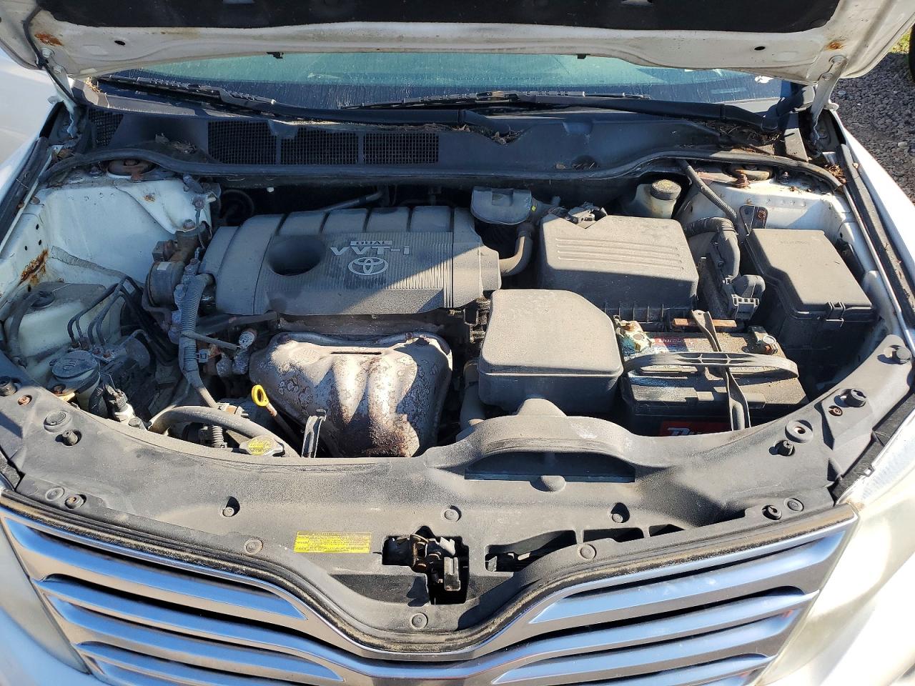2009 Toyota Venza Fwd 4cyl White vin: 4T3ZE11A99U010296