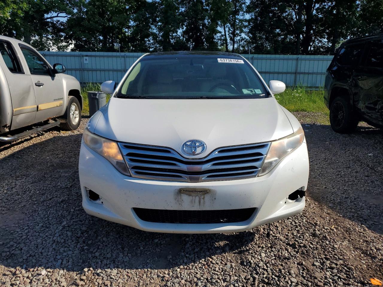 2009 Toyota Venza Fwd 4cyl White vin: 4T3ZE11A99U010296
