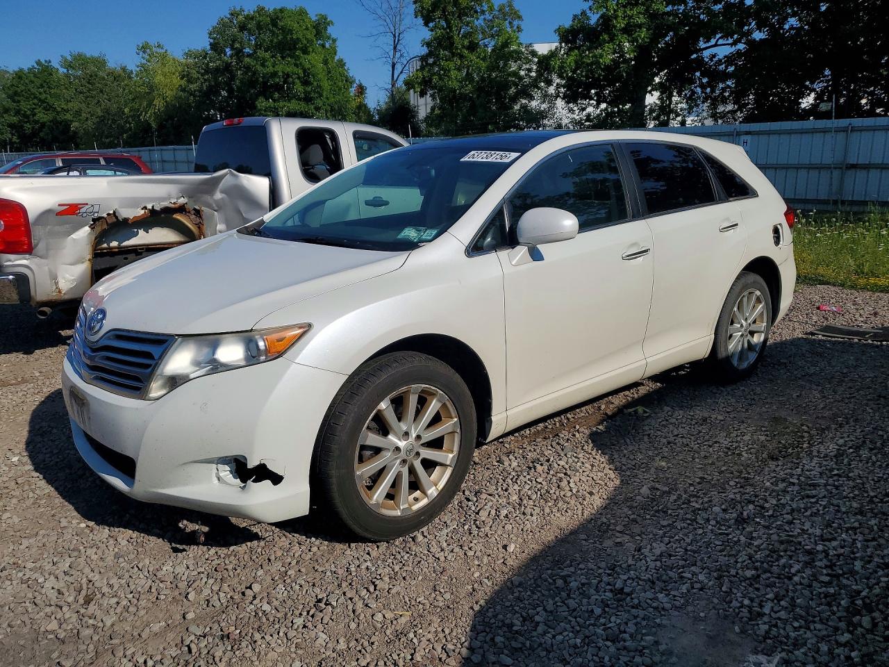 2009 Toyota Venza Fwd 4cyl White vin: 4T3ZE11A99U010296