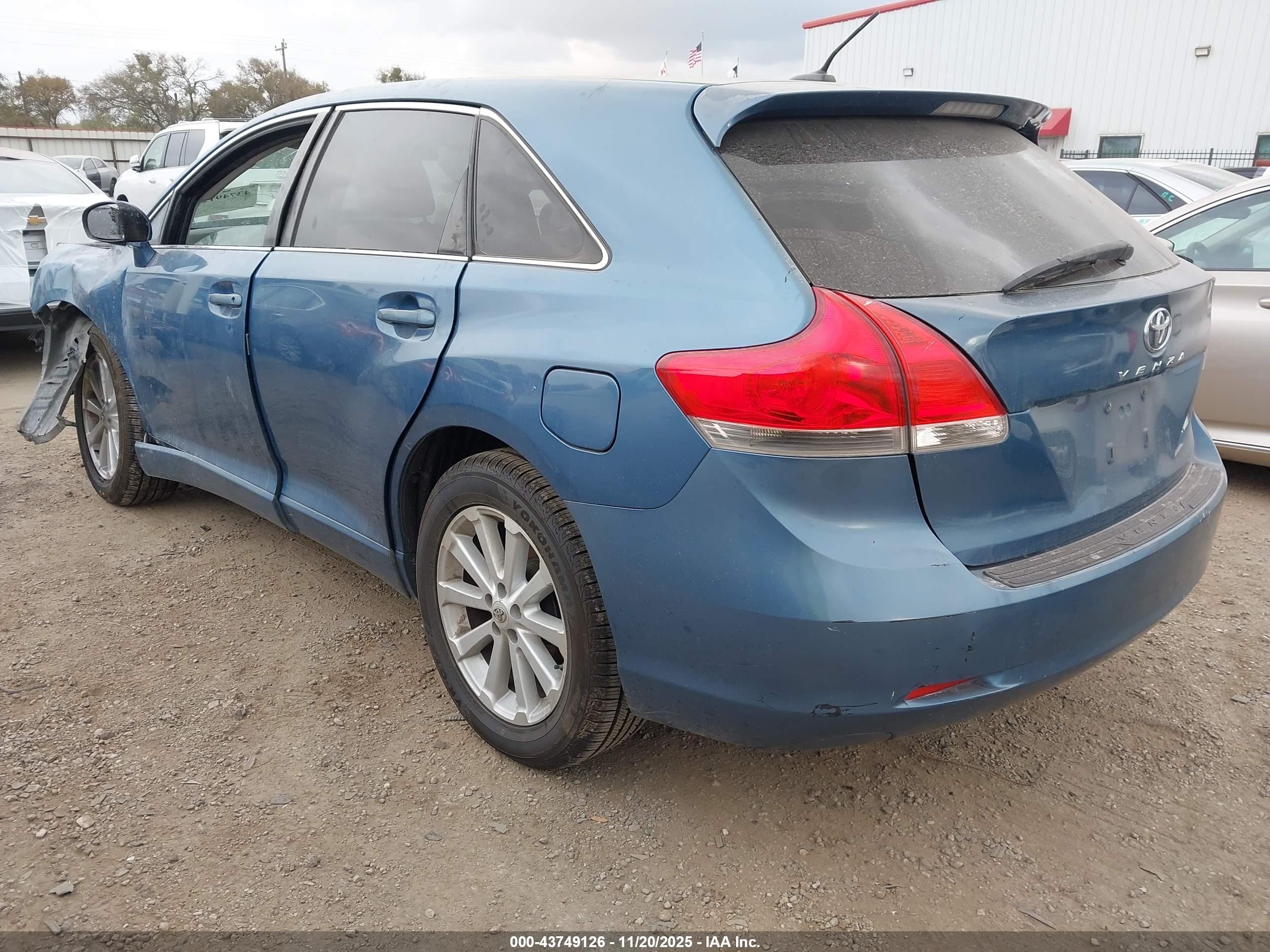 2009 Toyota Venza   Blue vin: 4T3ZE11A99U014591