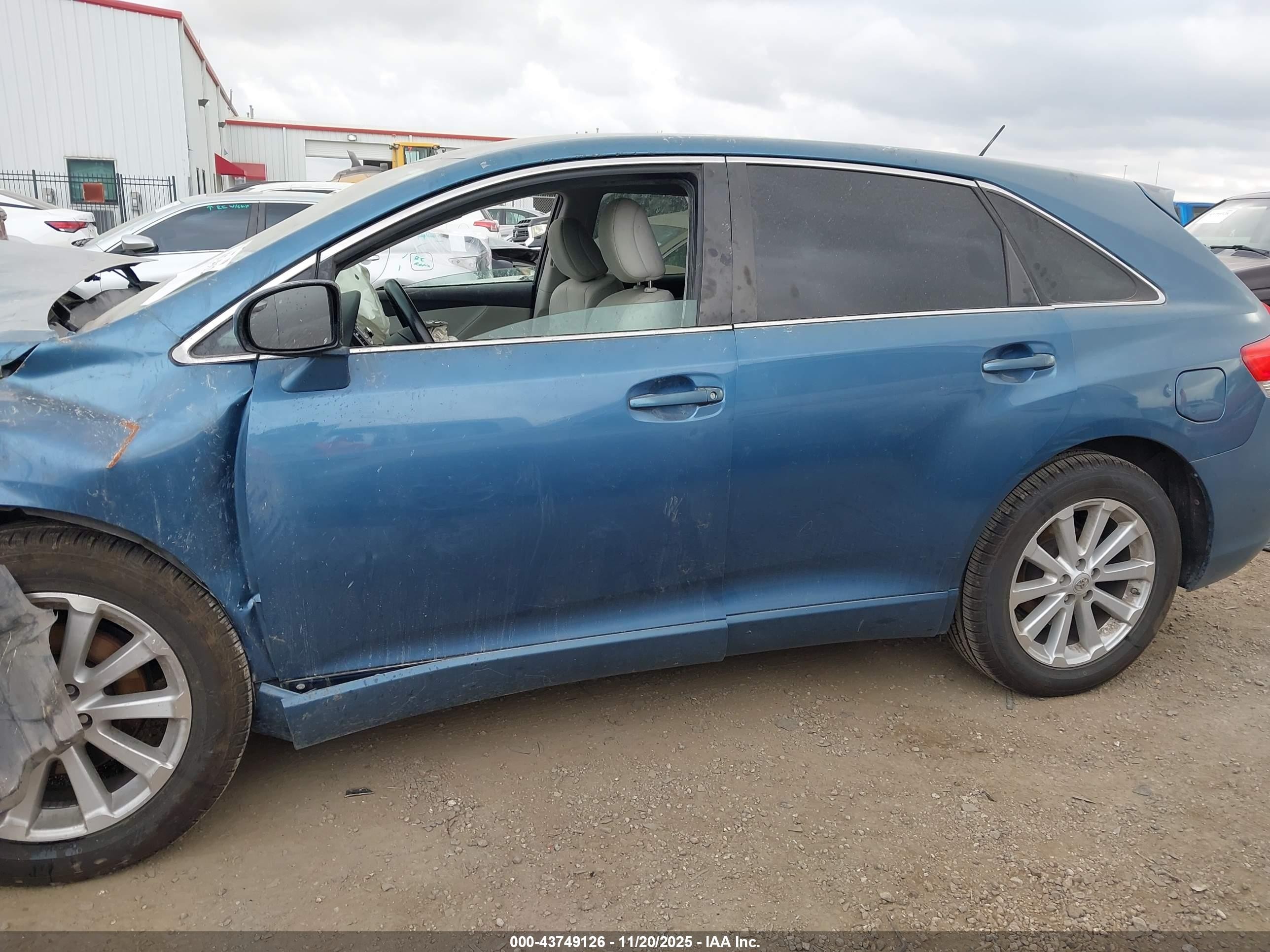 2009 Toyota Venza   Blue vin: 4T3ZE11A99U014591