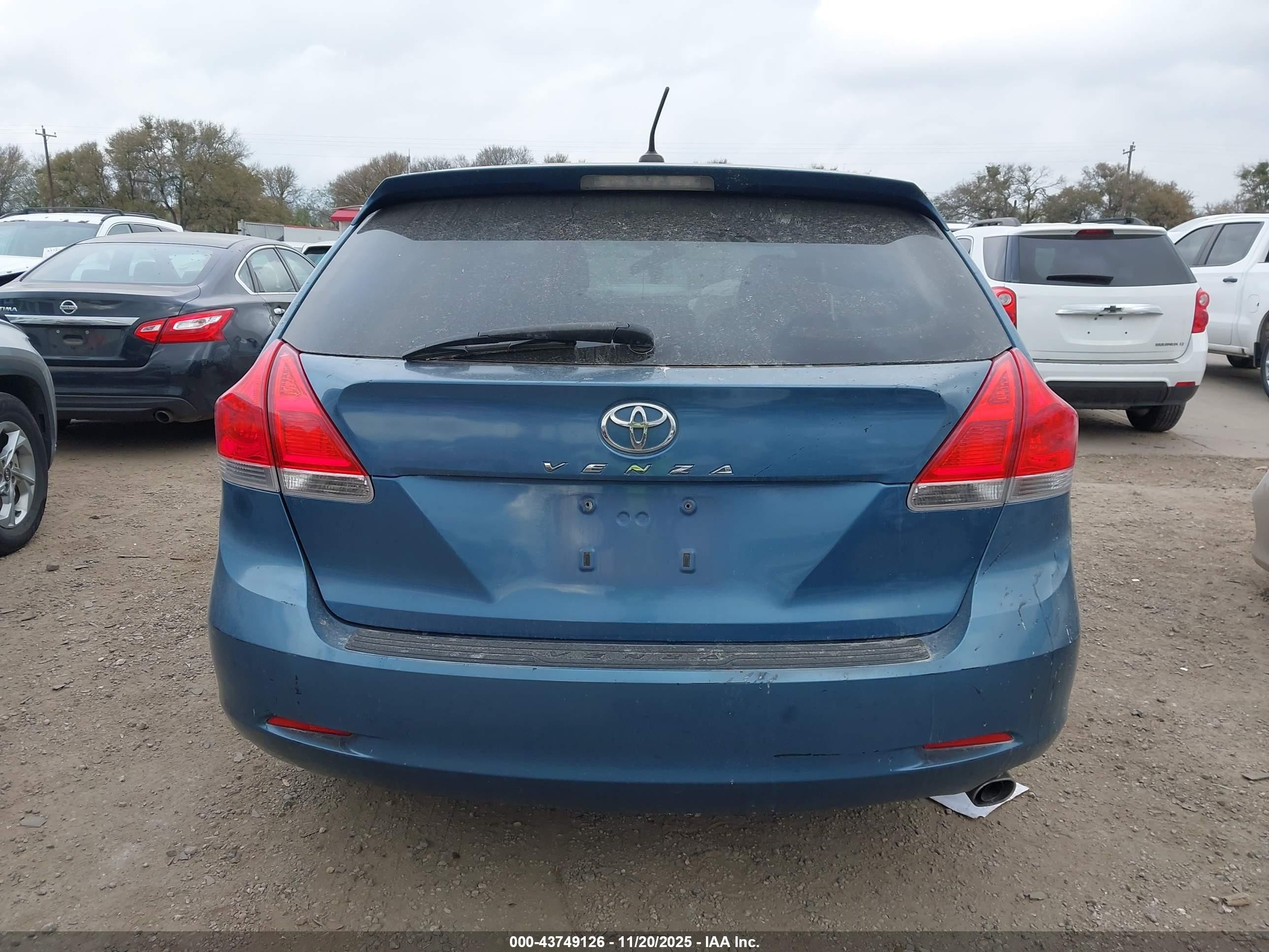 2009 Toyota Venza   Blue vin: 4T3ZE11A99U014591