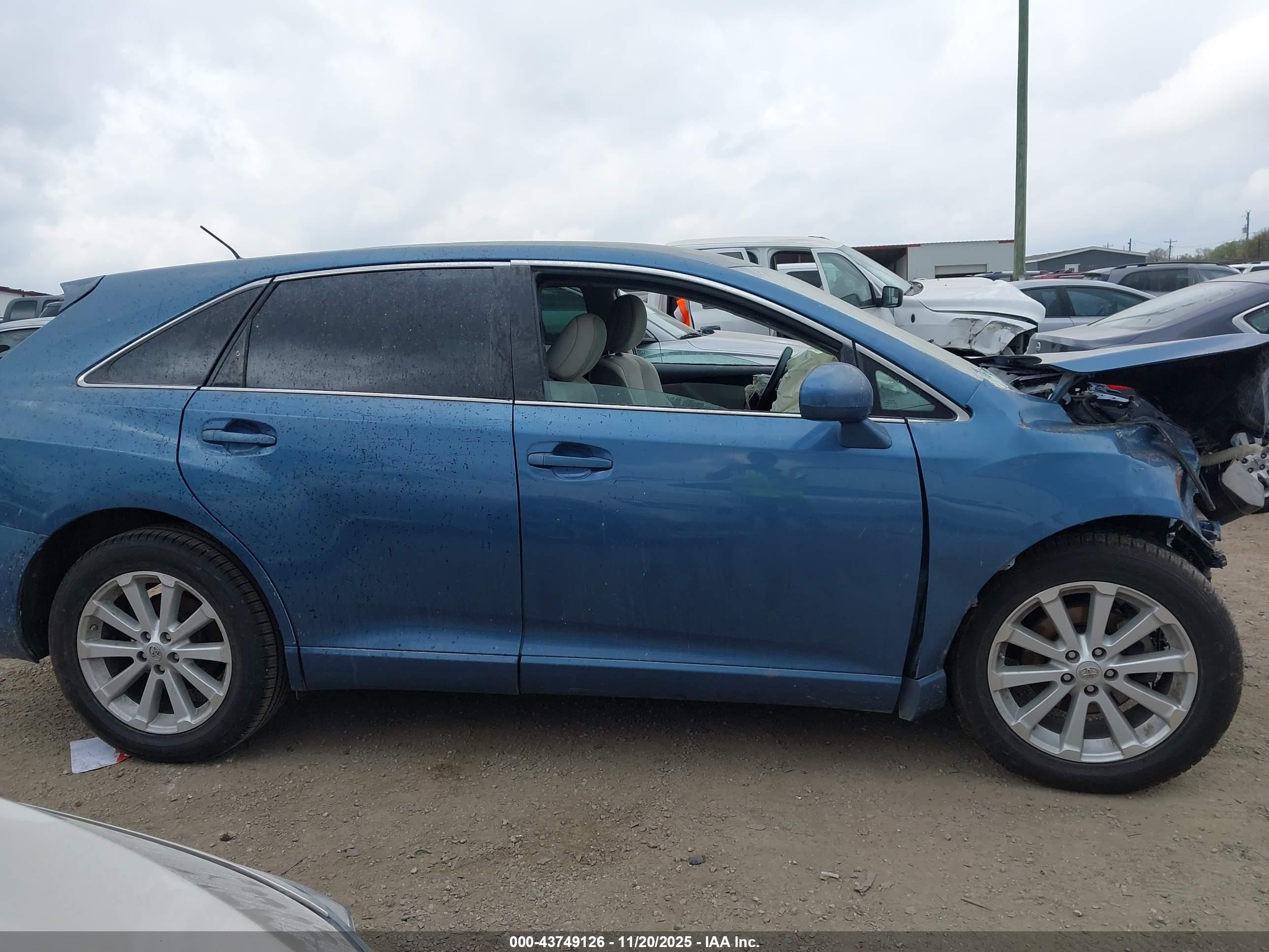 2009 Toyota Venza   Blue vin: 4T3ZE11A99U014591