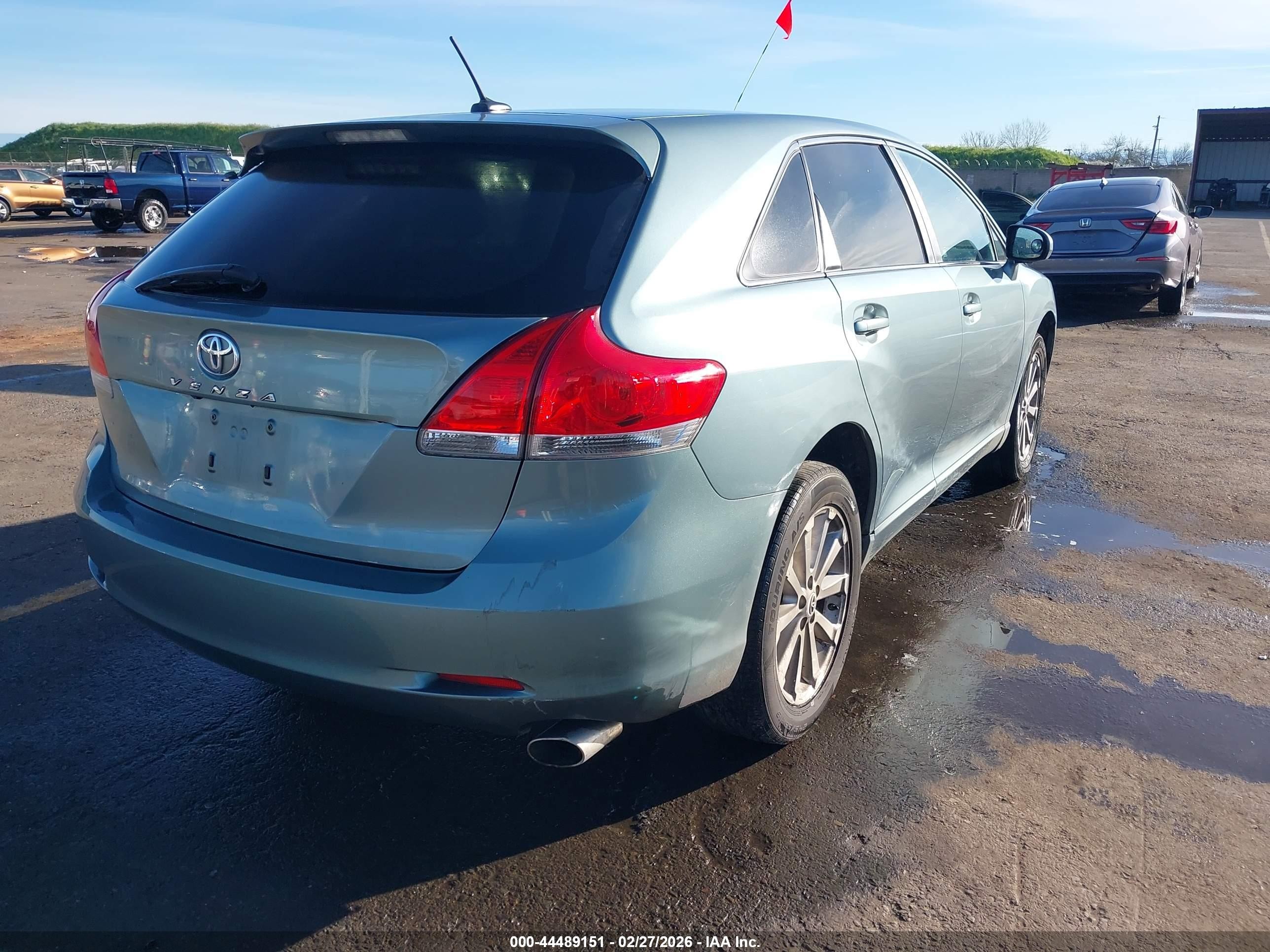2009 Toyota Venza   Синий vin: 4T3ZE11A99U015546
