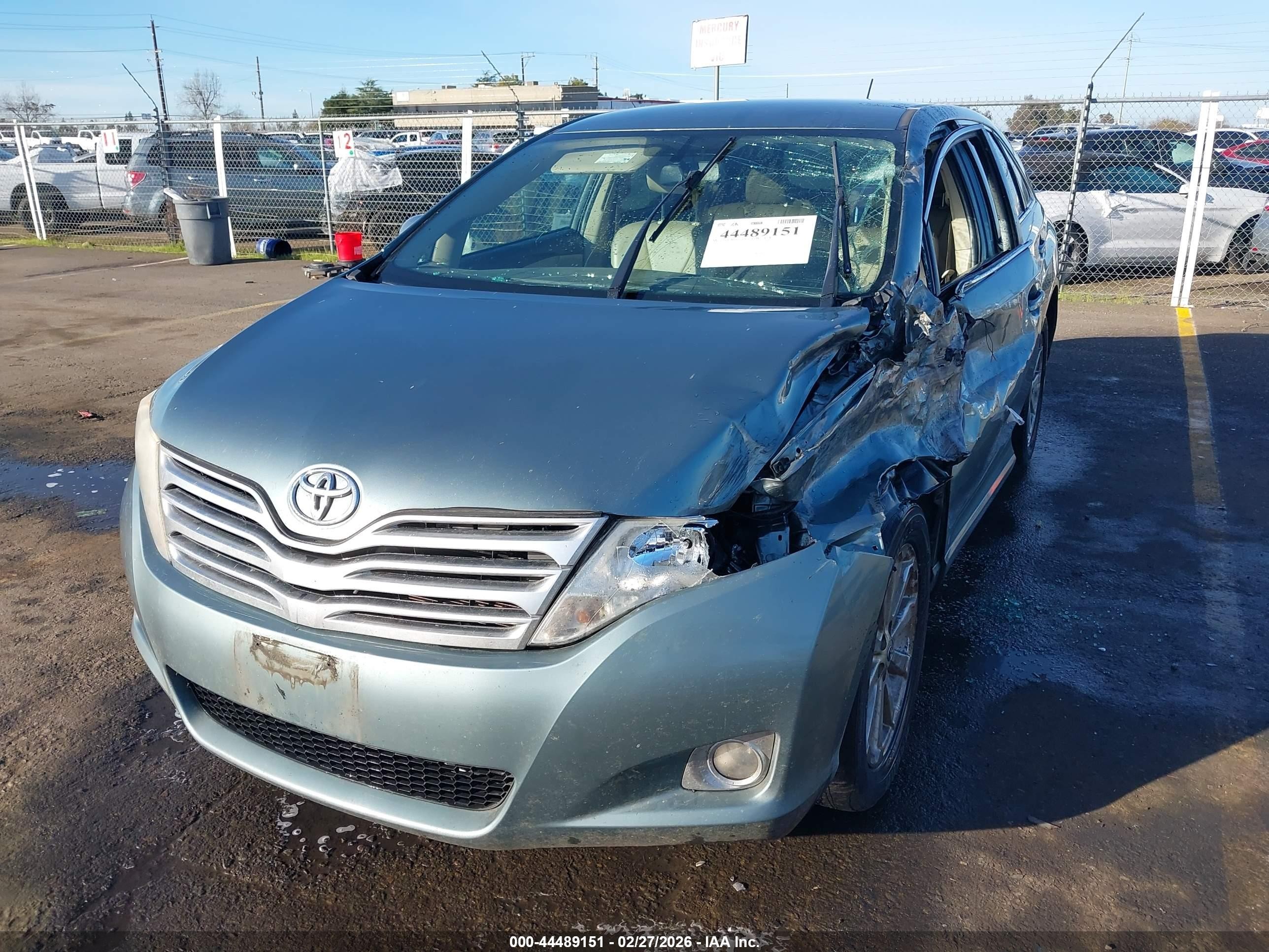 2009 Toyota Venza   Синий vin: 4T3ZE11A99U015546