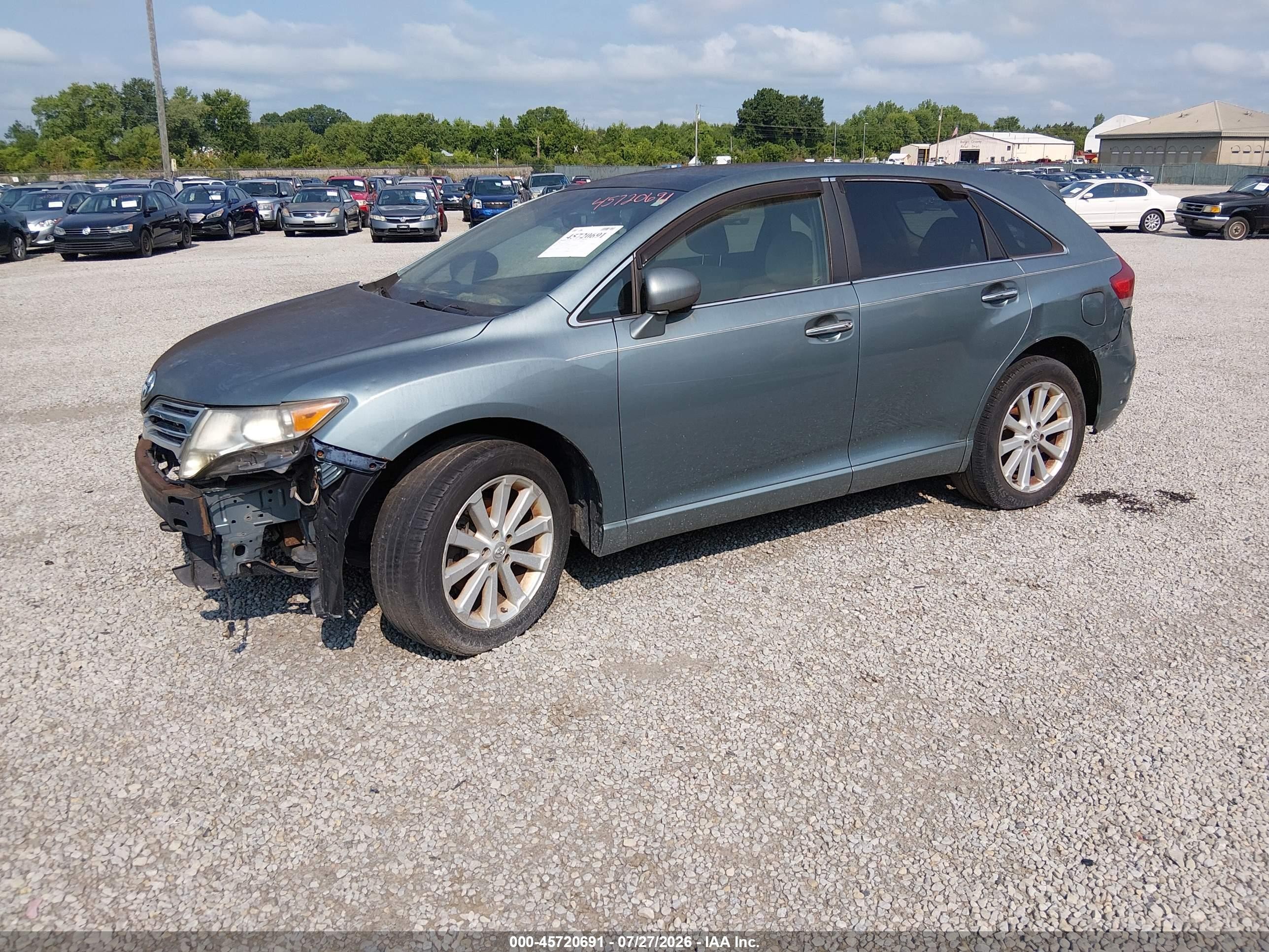 2009 Toyota Venza   Green vin: 4T3ZE11AX9U001395