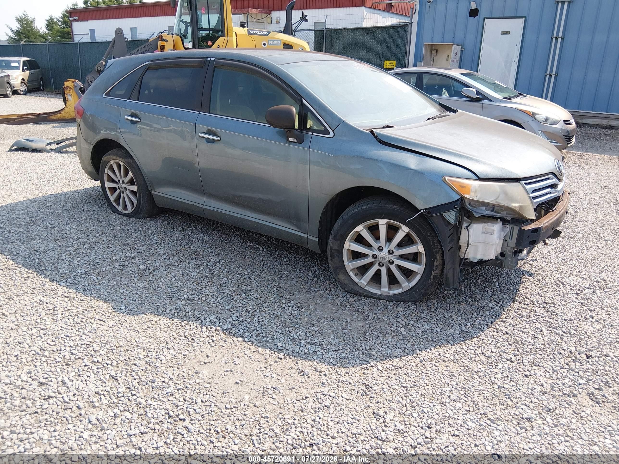 2009 Toyota Venza   Green vin: 4T3ZE11AX9U001395