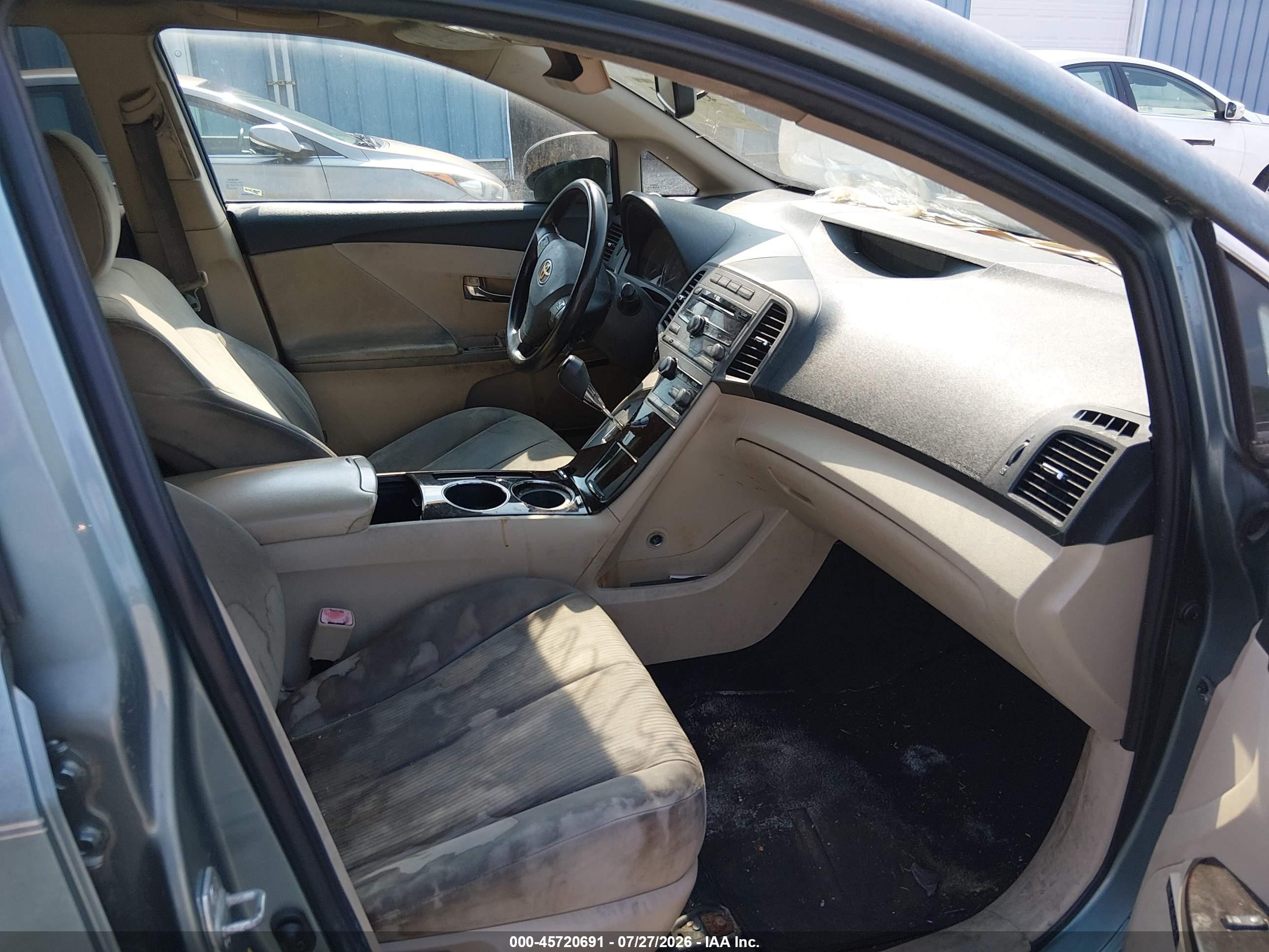 2009 Toyota Venza   Green vin: 4T3ZE11AX9U001395