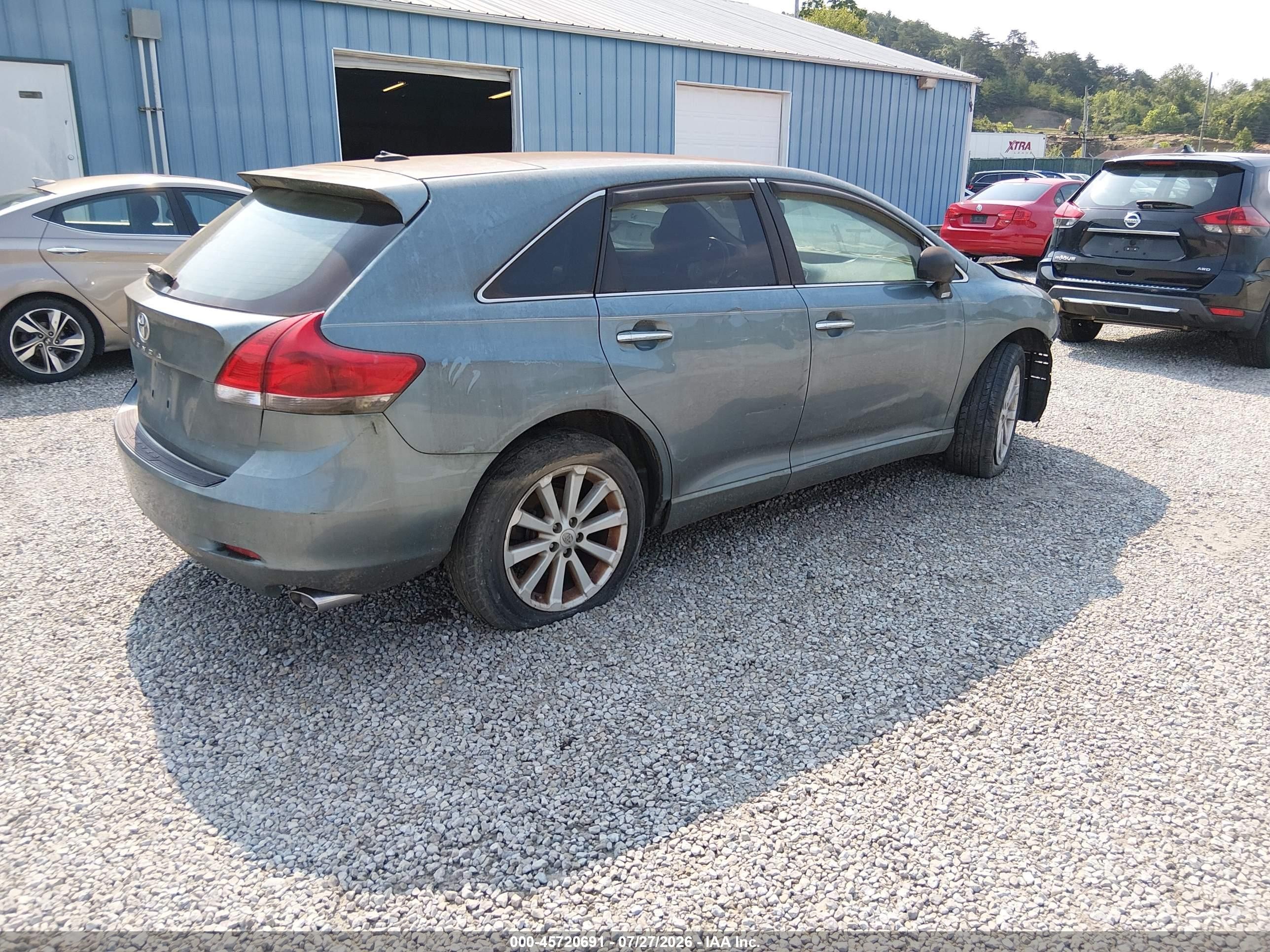 2009 Toyota Venza   Green vin: 4T3ZE11AX9U001395