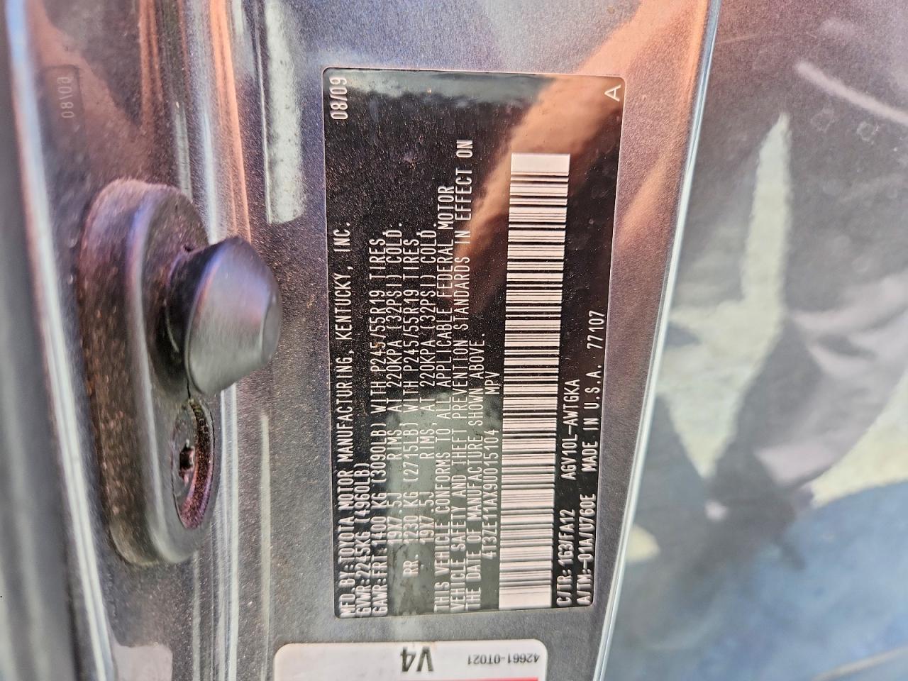 2009 Toyota Venza Fwd 4cyl Silver vin: 4T3ZE11AX9U015104