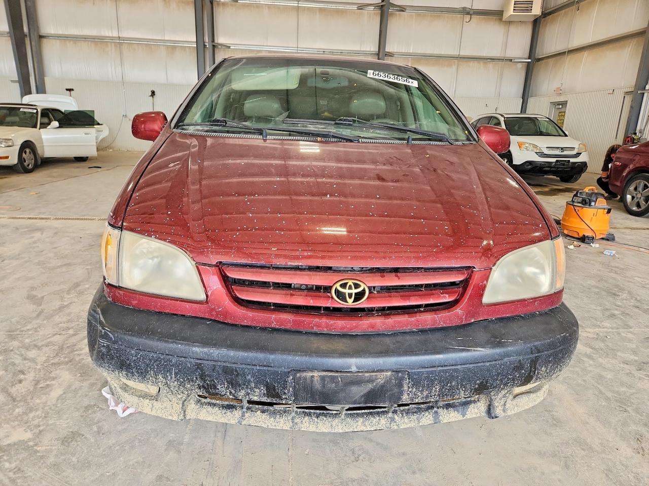 2001 Toyota Sienna Xle Red vin: 4T3ZF13C01U321552