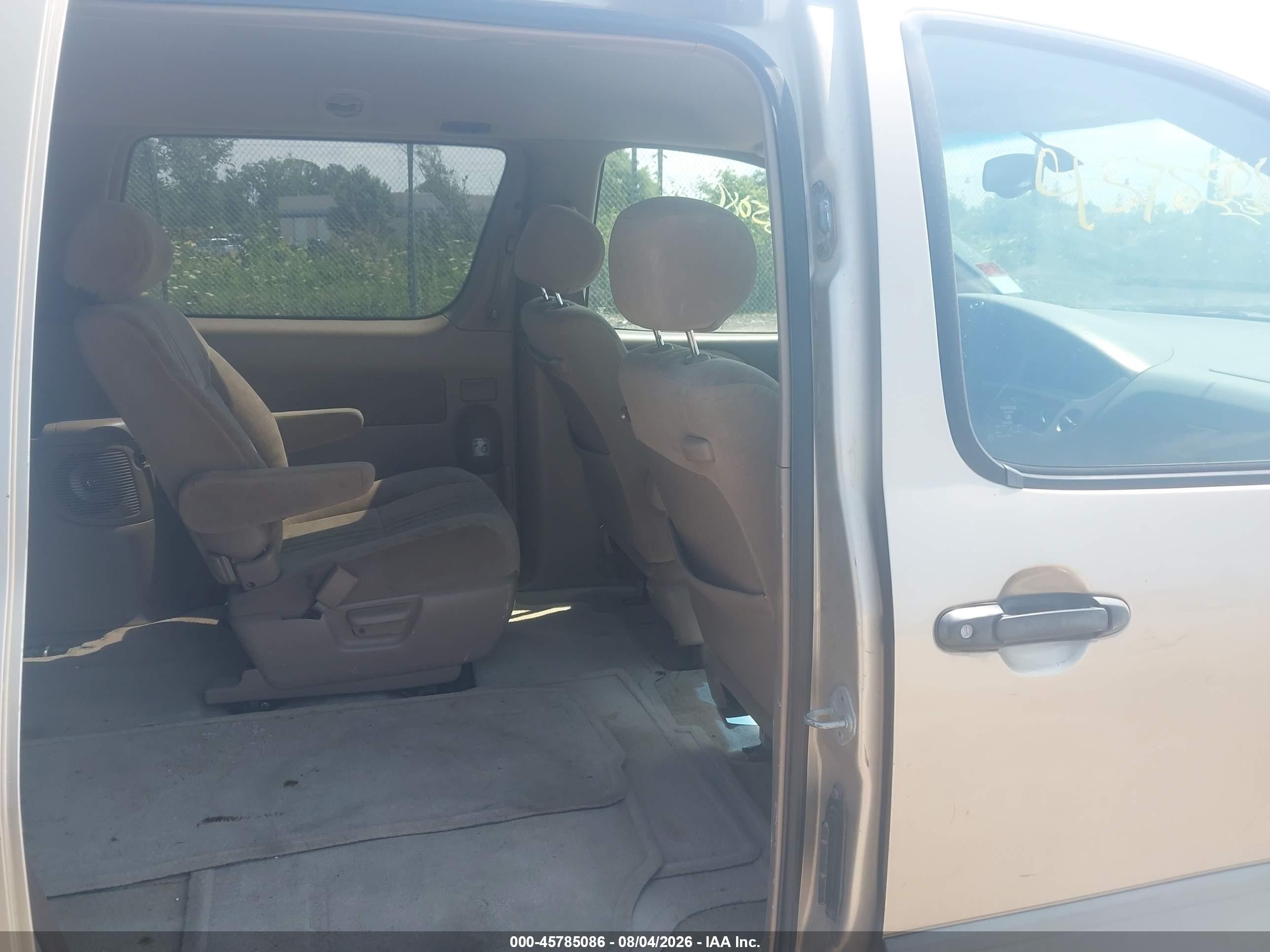2001 Toyota Sienna Le Gold vin: 4T3ZF13C01U340098