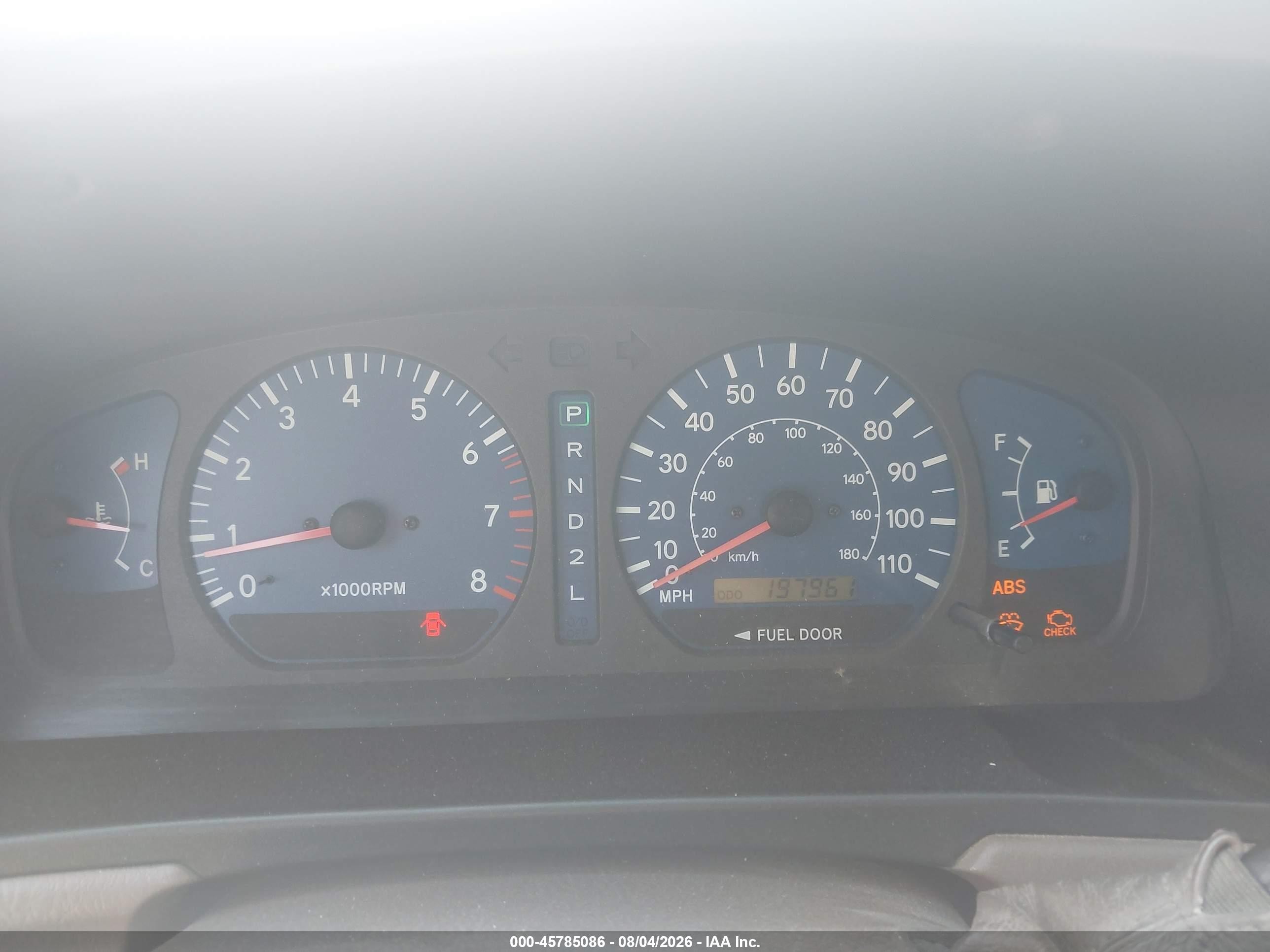 2001 Toyota Sienna Le Gold vin: 4T3ZF13C01U340098