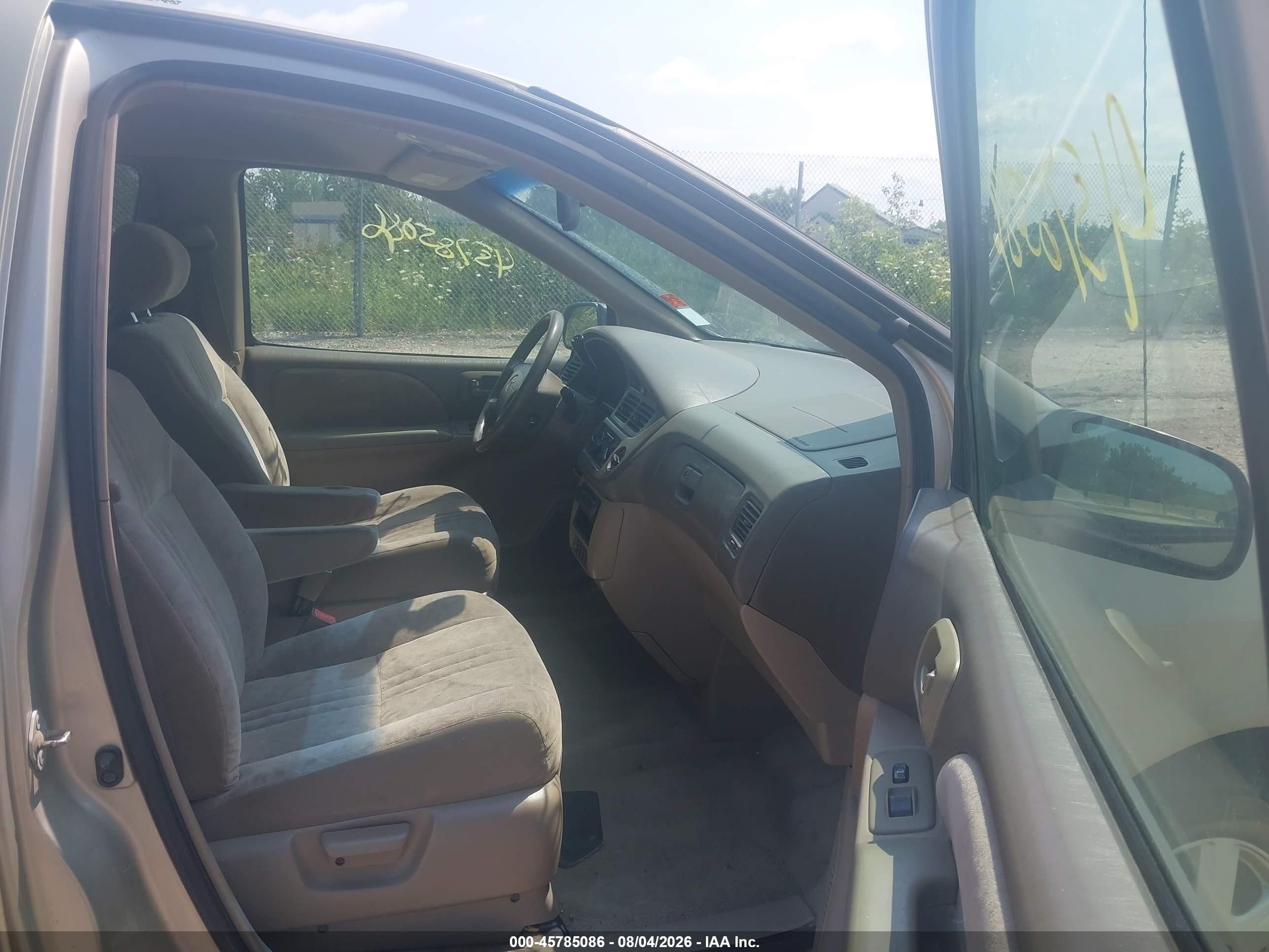 2001 Toyota Sienna Le Gold vin: 4T3ZF13C01U340098