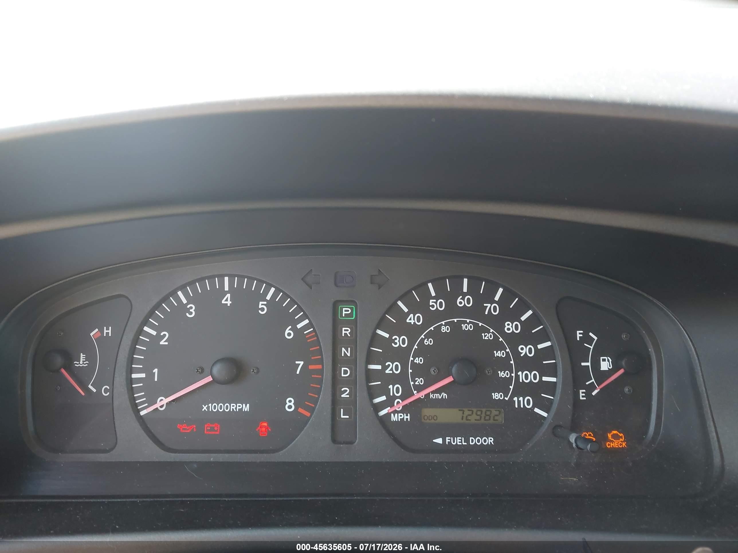 1999 Toyota Sienna Le Gold vin: 4T3ZF13C0XU123952