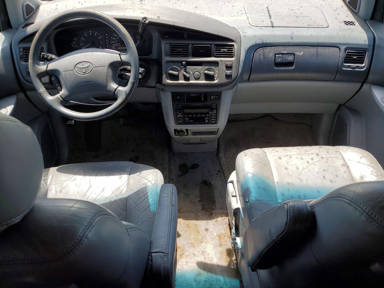 2000 Toyota Sienna Xle Blue vin: 4T3ZF13C0YU300677