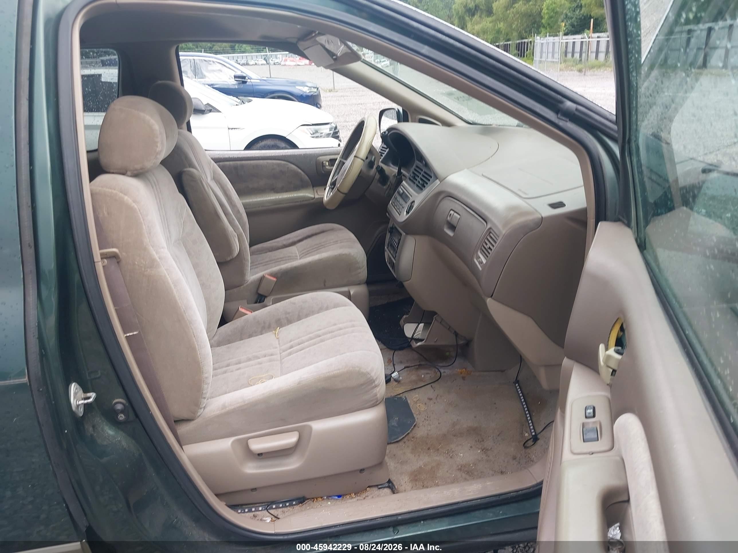 2001 Toyota Sienna Xle Green vin: 4T3ZF13C11U324637
