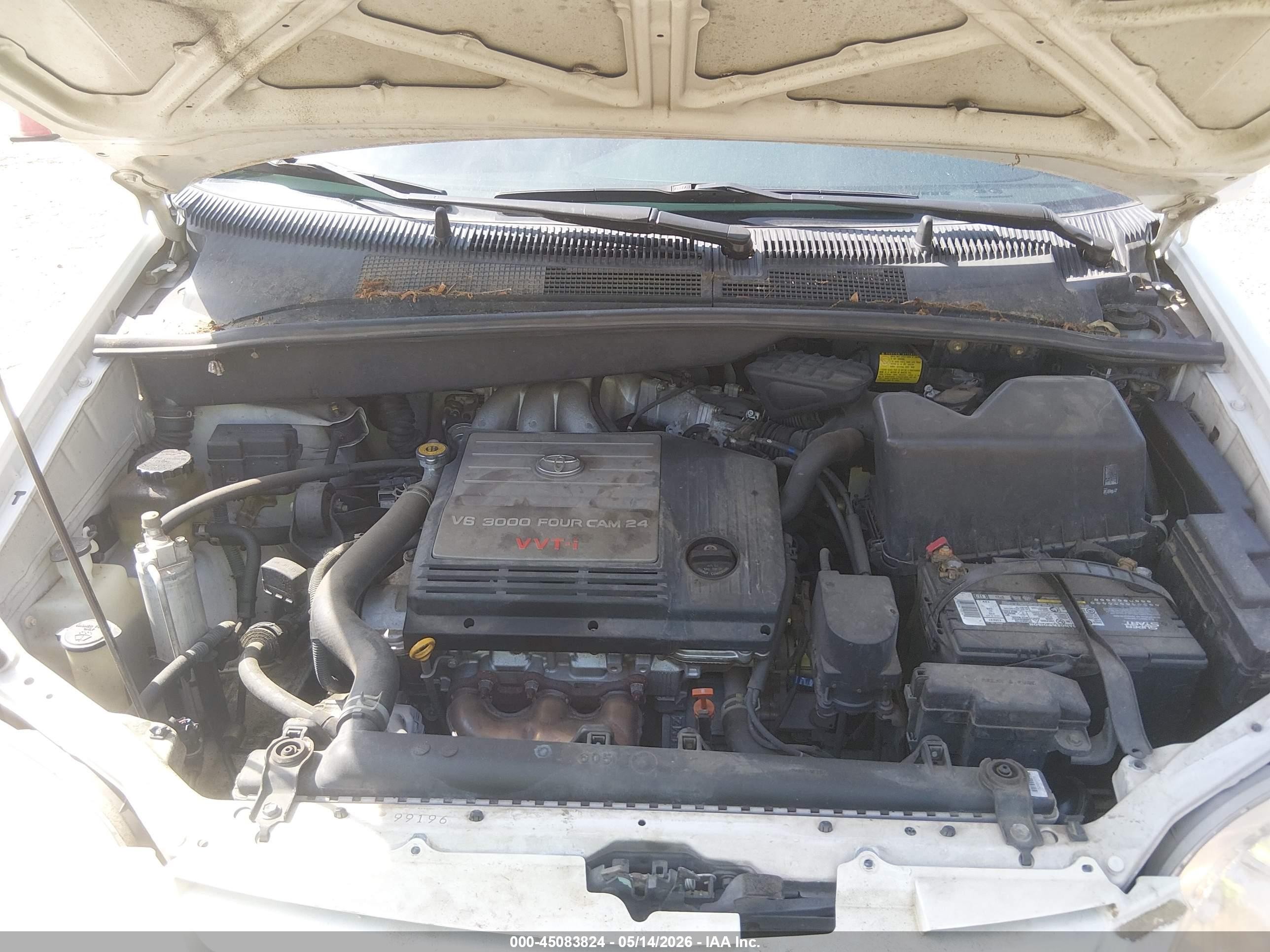 2001 Toyota Sienna Xle White vin: 4T3ZF13C11U339039