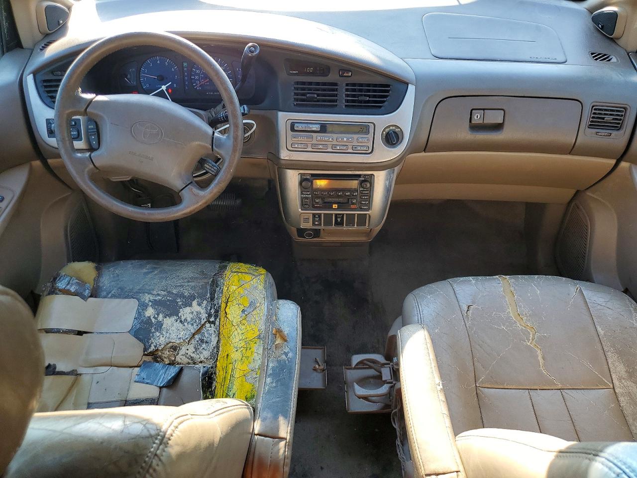2001 Toyota Sienna Xle Burgundy vin: 4T3ZF13C11U401524
