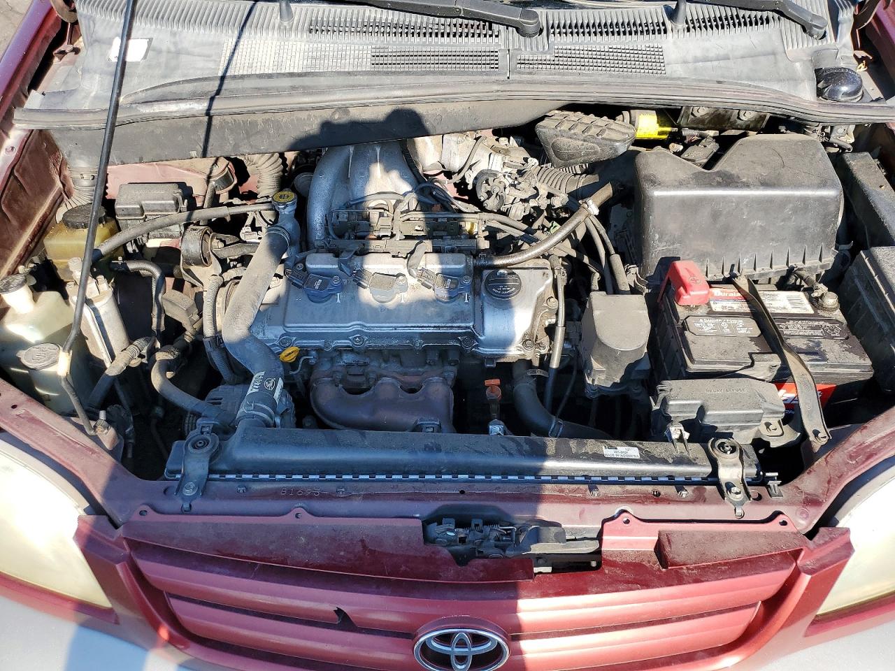 2001 Toyota Sienna Xle Burgundy vin: 4T3ZF13C11U401524