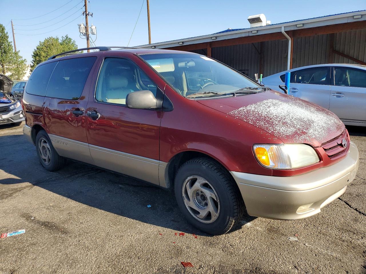 2001 Toyota Sienna Xle Burgundy vin: 4T3ZF13C11U401524