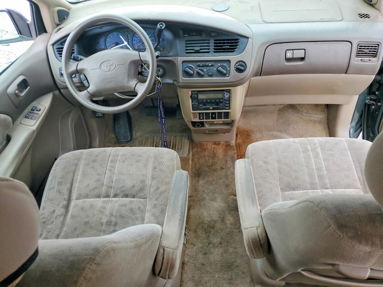 2001 Toyota Sienna Le Green vin: 4T3ZF13C11U411132