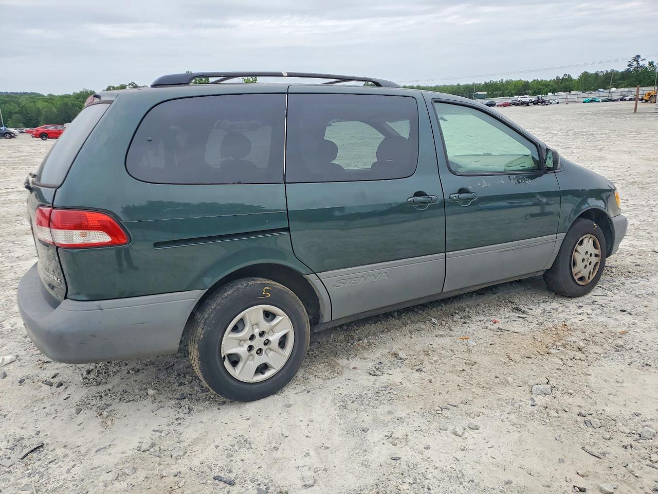 2001 Toyota Sienna Le Green vin: 4T3ZF13C11U411132