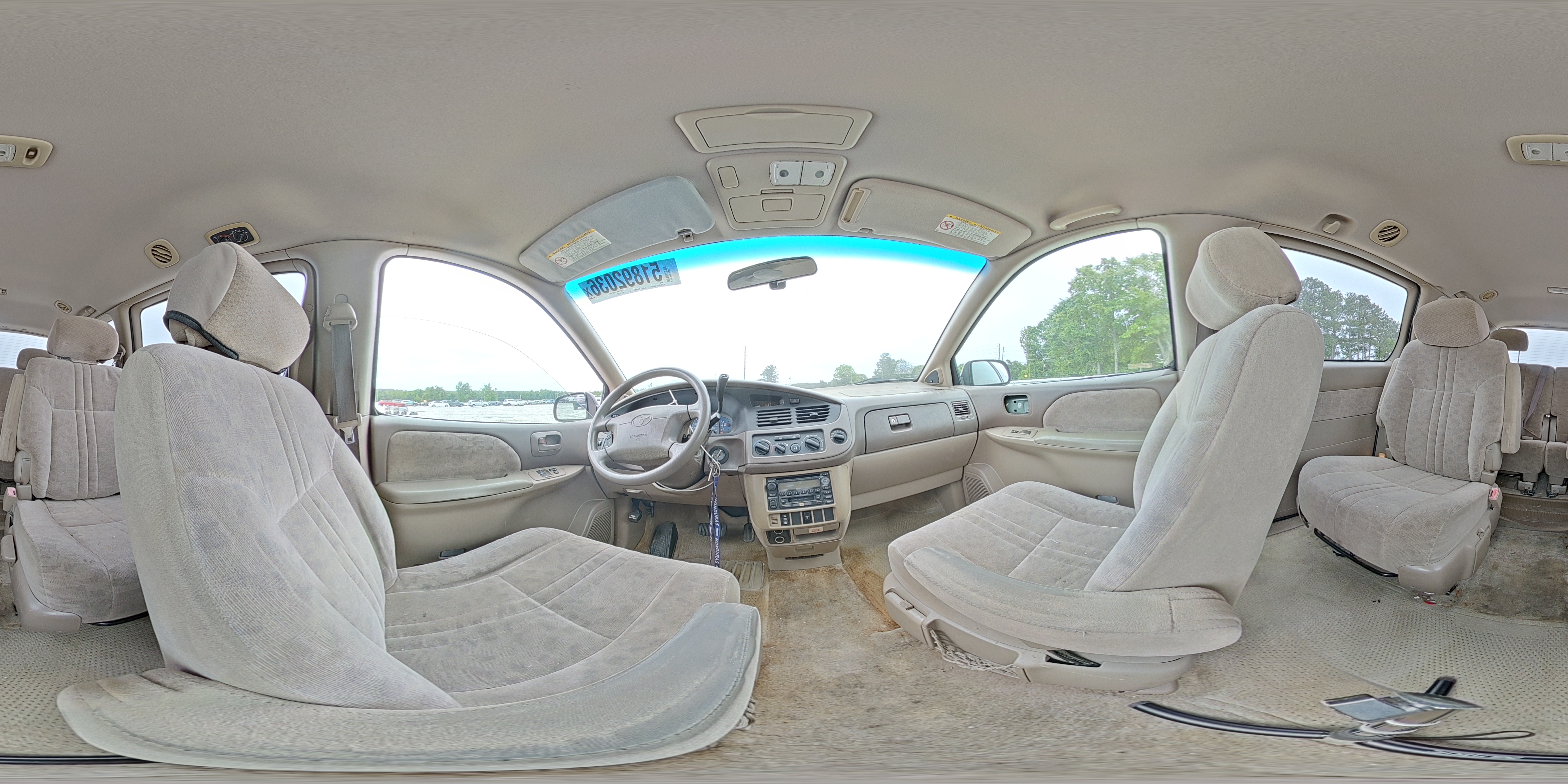 2001 Toyota Sienna Le Green vin: 4T3ZF13C11U411132