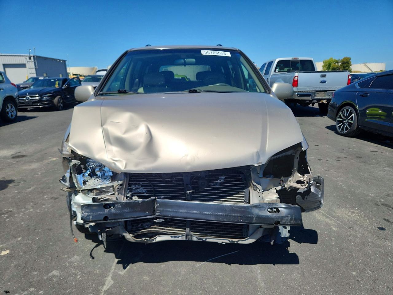 2003 Toyota Sienna Xle Tan vin: 4T3ZF13C13U511122