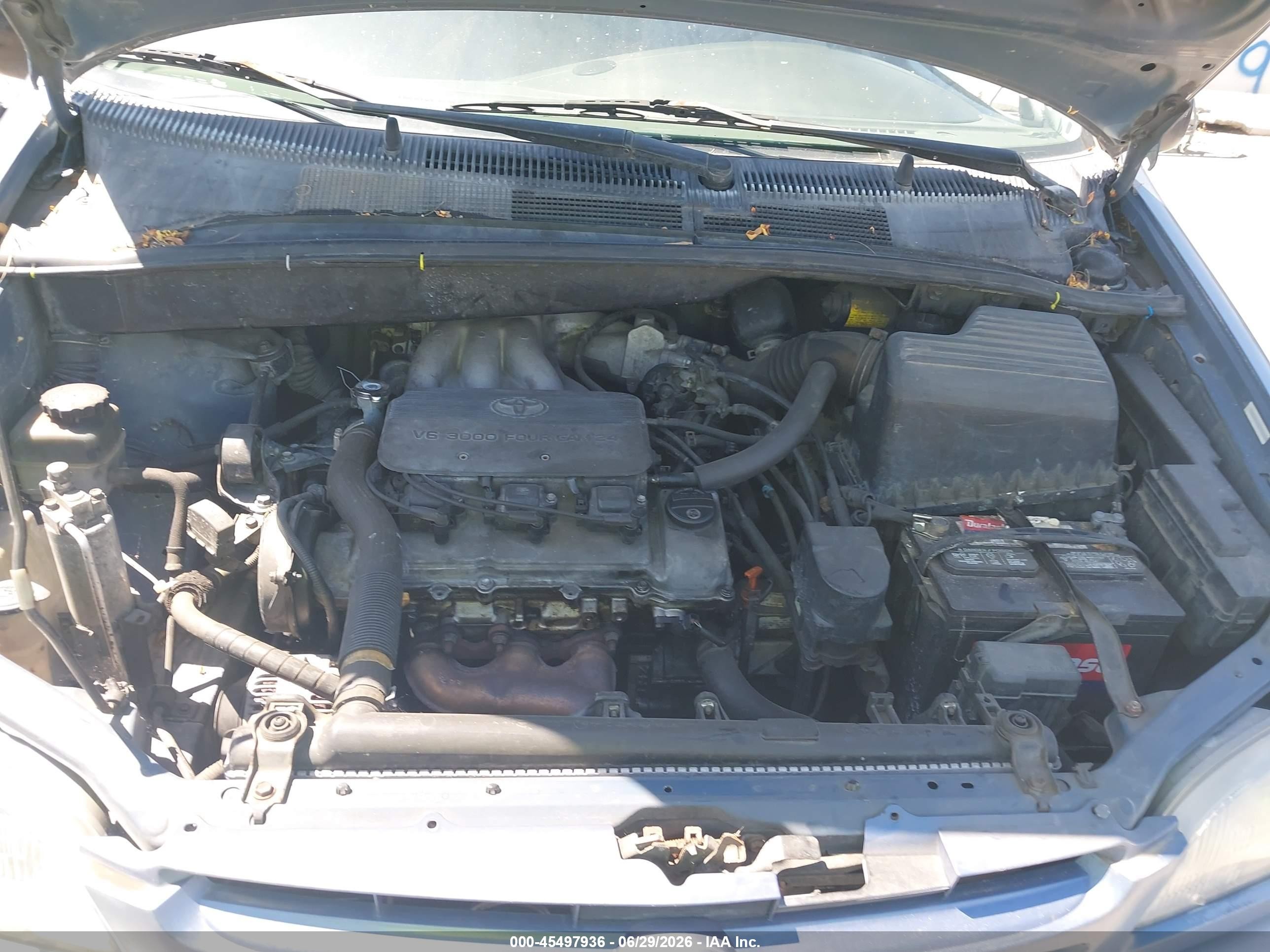 1999 Toyota Sienna Xle Blue vin: 4T3ZF13C1XU108585