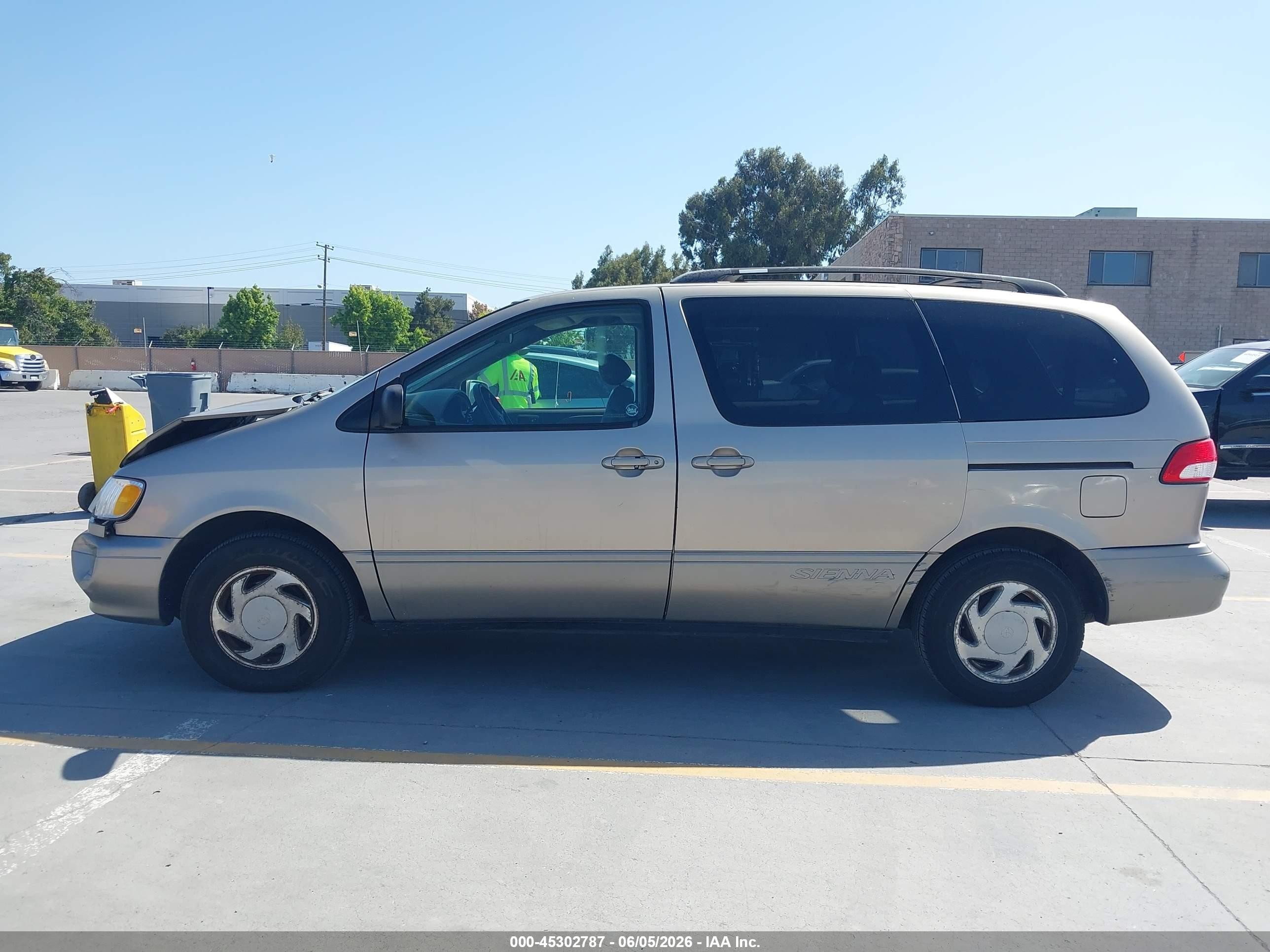 2002 Toyota Sienna Xle Gold vin: 4T3ZF13C22U438700