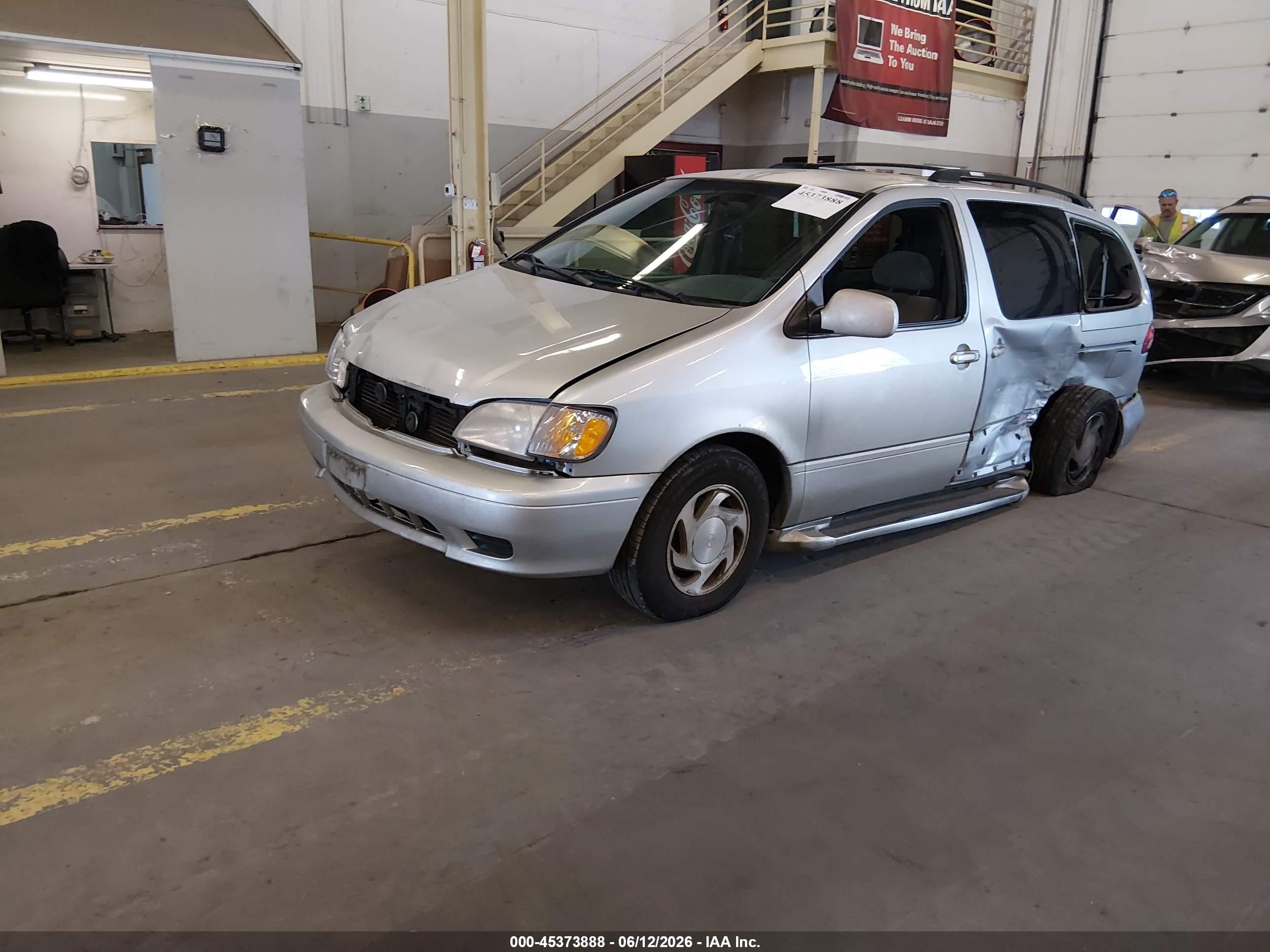 2002 Toyota Sienna Le Gray vin: 4T3ZF13C22U475522