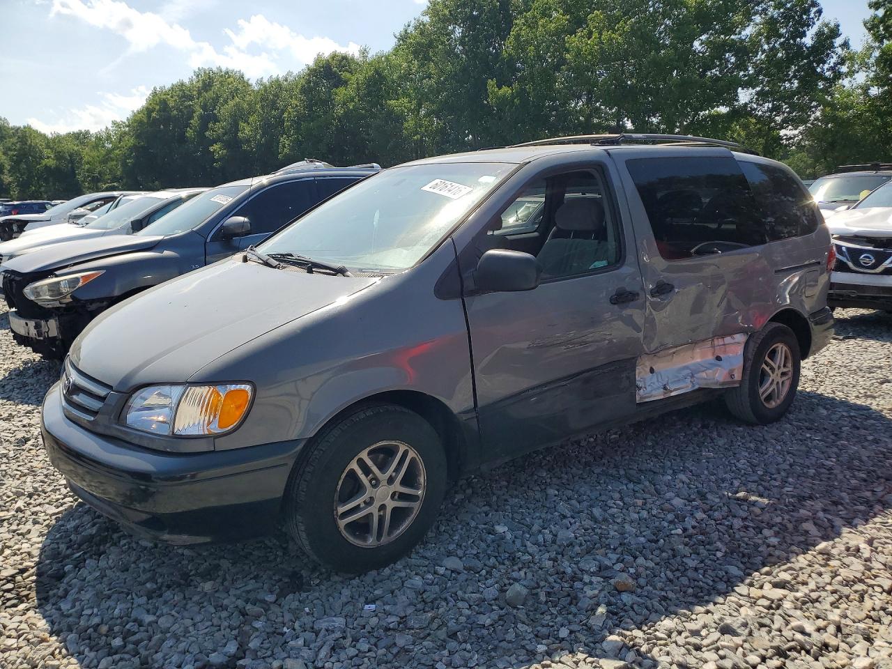 2002 Toyota Sienna Le Gray vin: 4T3ZF13C22U497715
